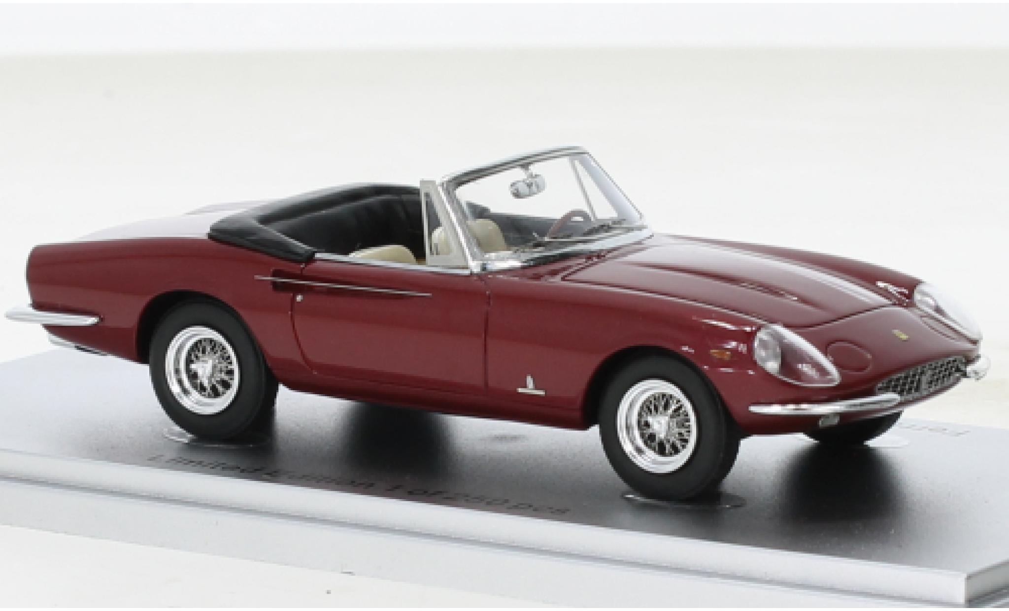 Ferrari 365 1/43 Kess California Spyder metallise rosso foncé 1966 modellino in miniatura