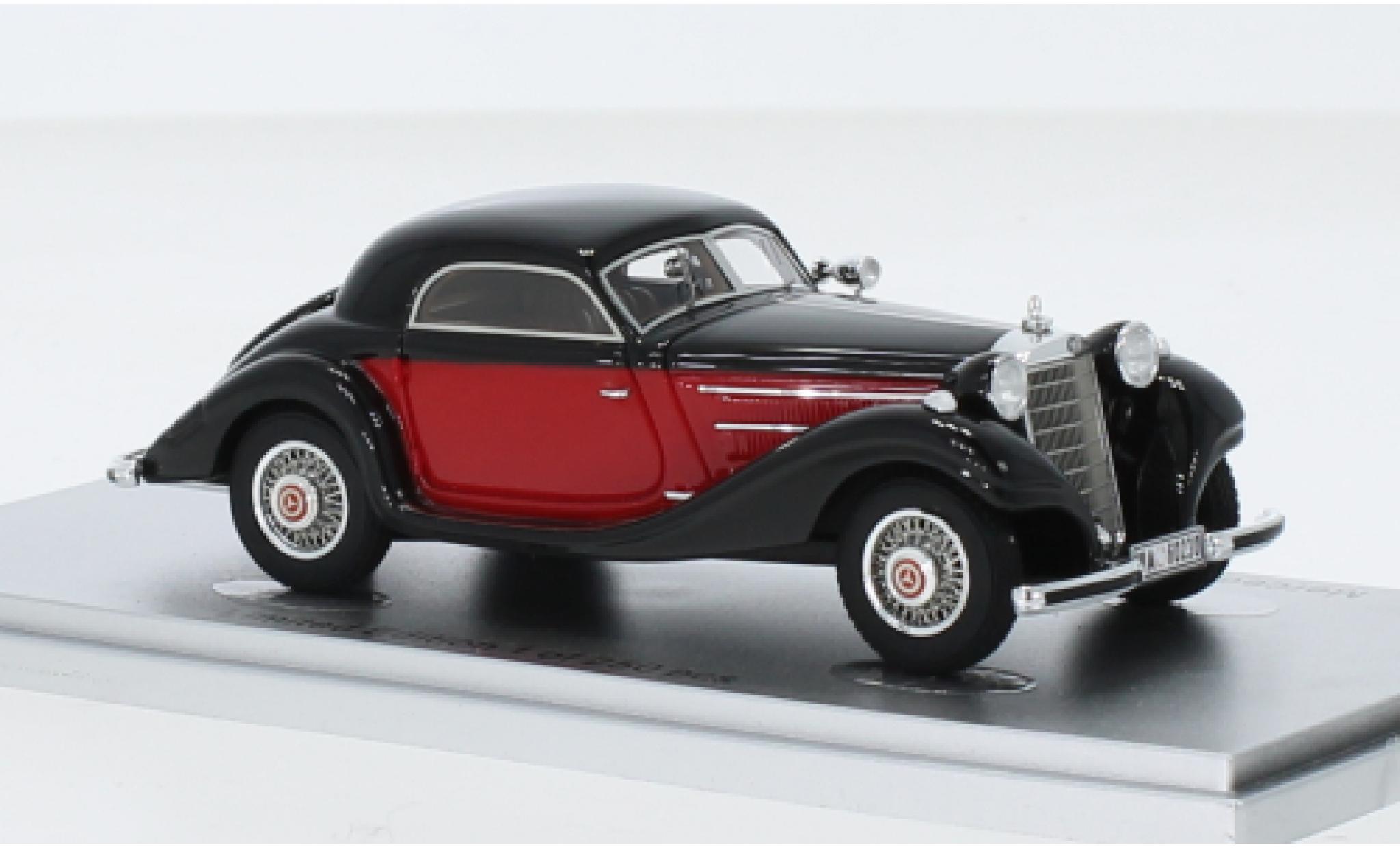 Mercedes 320 1/43 Kess N (W142) Combination Coupe nero/rosso 1938 modellino in miniatura