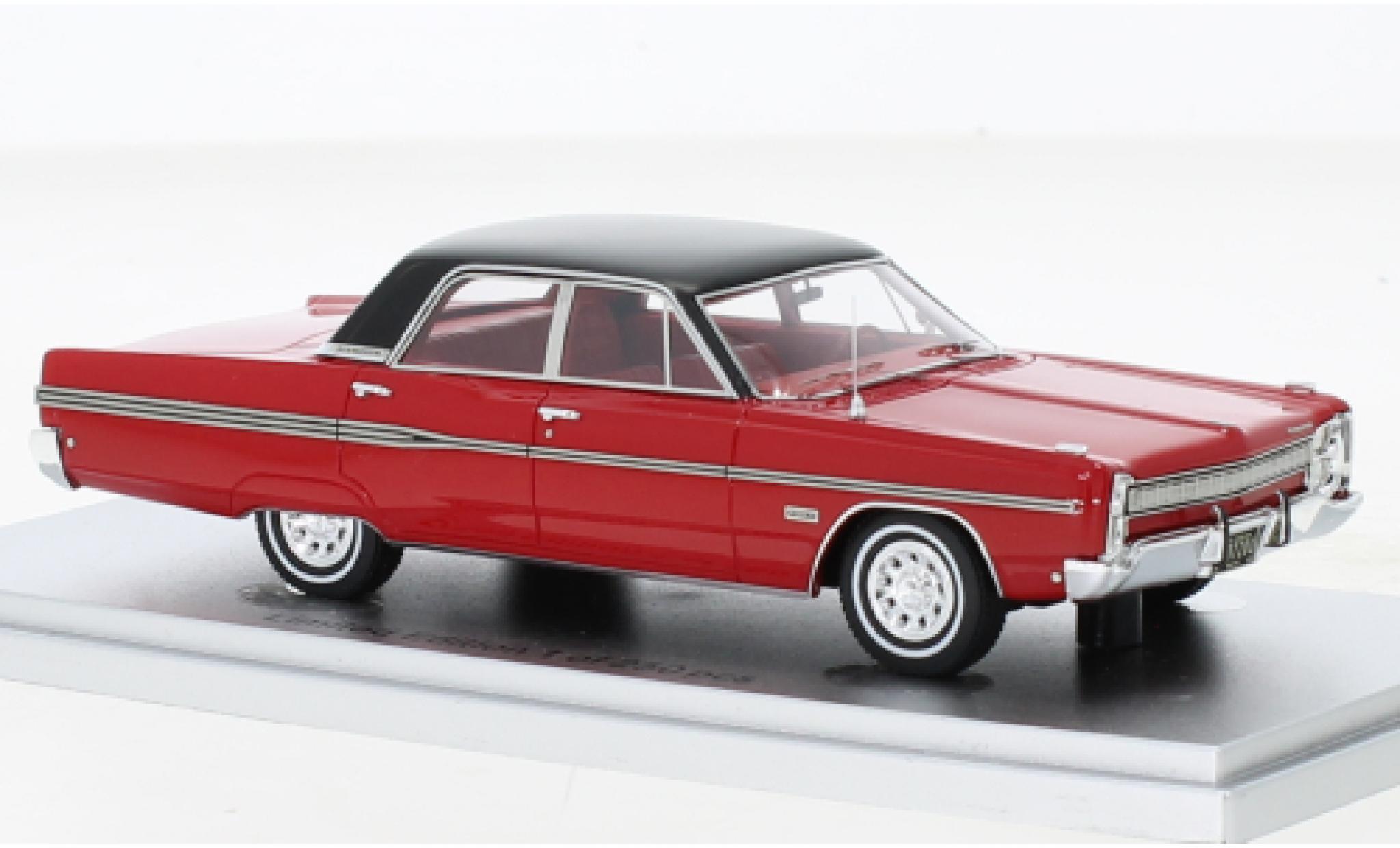 Plymouth Fury 1/43 Kess 4-Door Sedan rosso/nero 1968 modellino in miniatura