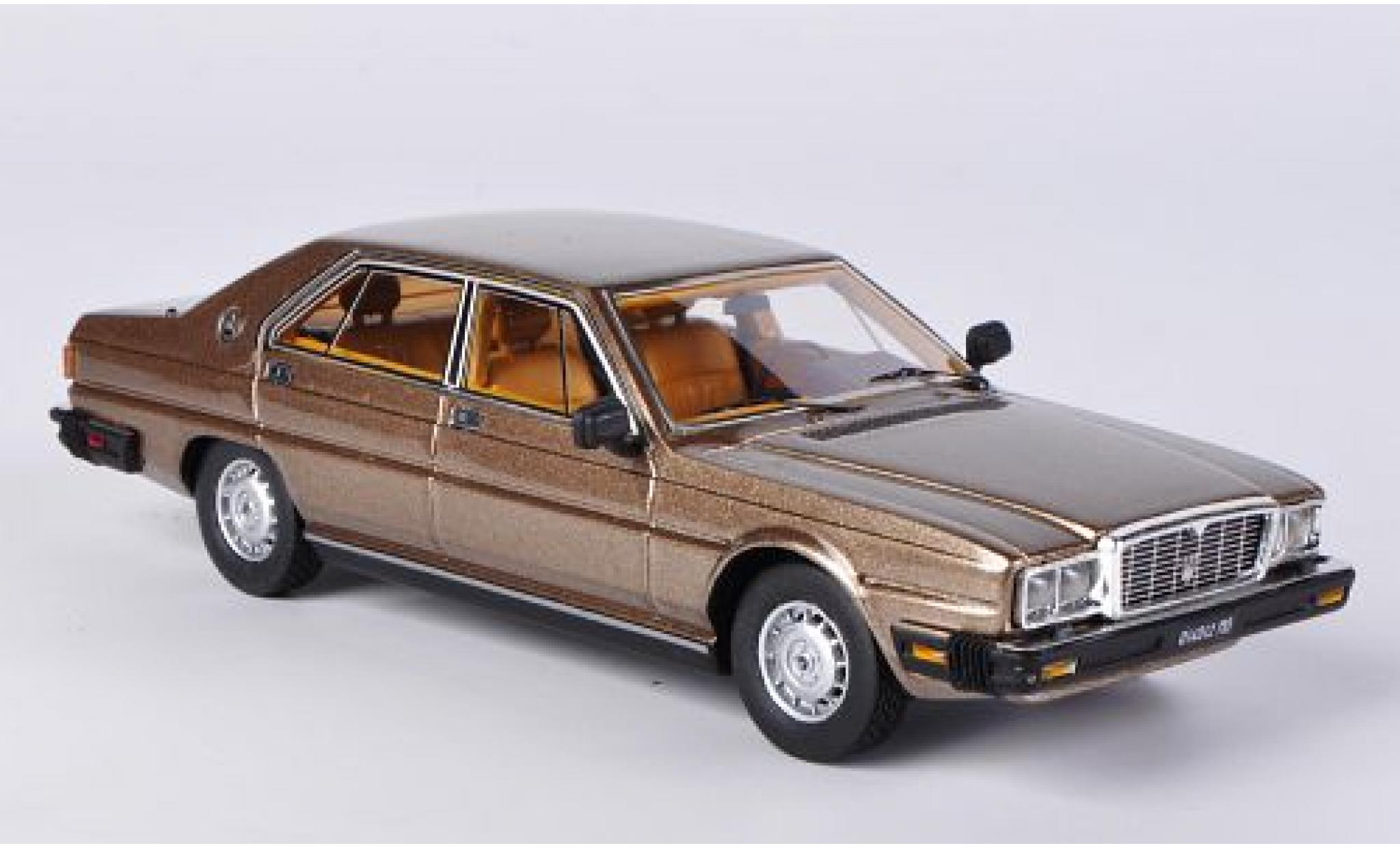 Maserati Quattroporte 1/43 Kess III 4.9 met.-dkl.-beige 1983 modellino in miniatura