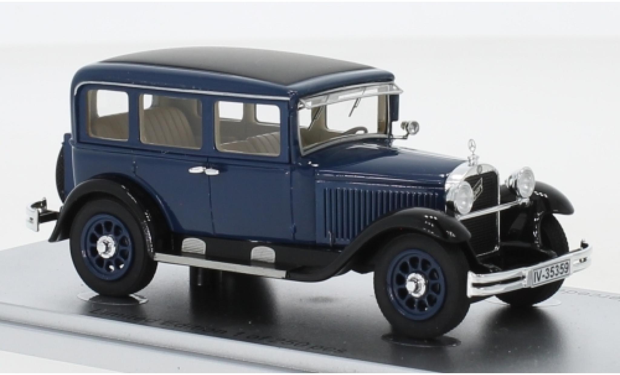 Mercedes 260 1/43 Kess Typ 10/50 Stuttgart (W11) blu/nero 1929 modellino in miniatura