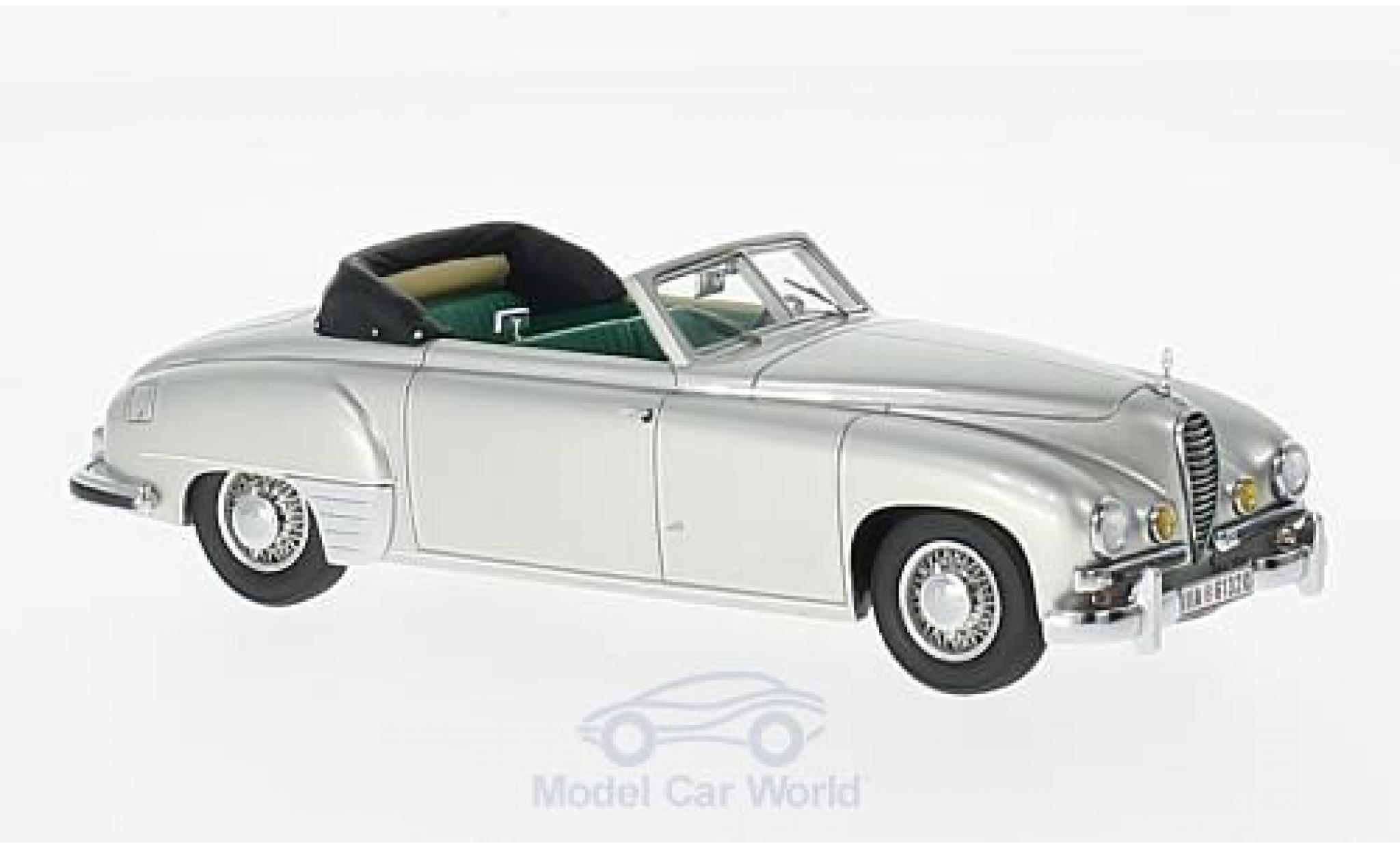 Mercedes 320 1/43 Kess (W142) by Wendler grigio 1940 Cabriolet modellino in miniatura