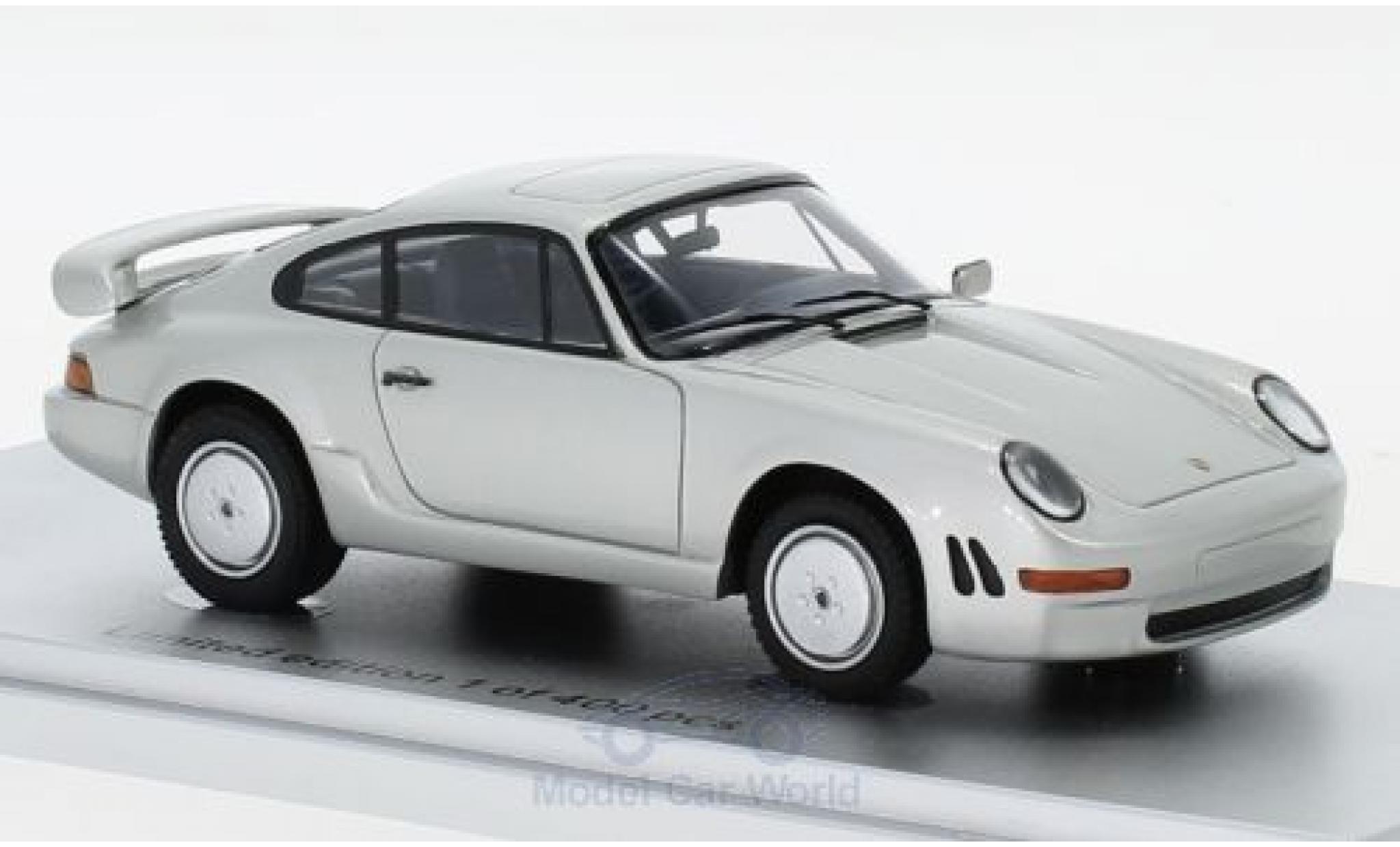 Porsche 930 1/43 Kess 911 Carrera 3.2 E19 grigio 1984 modellino in miniatura