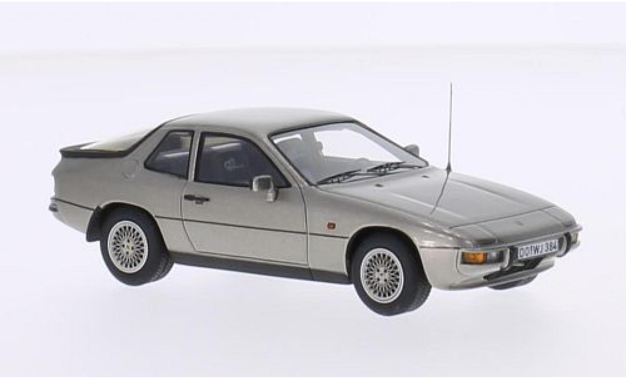 Porsche 924 1/43 Kess Jubileum metallico beige 1980 50 années /Weissach modellino in miniatura