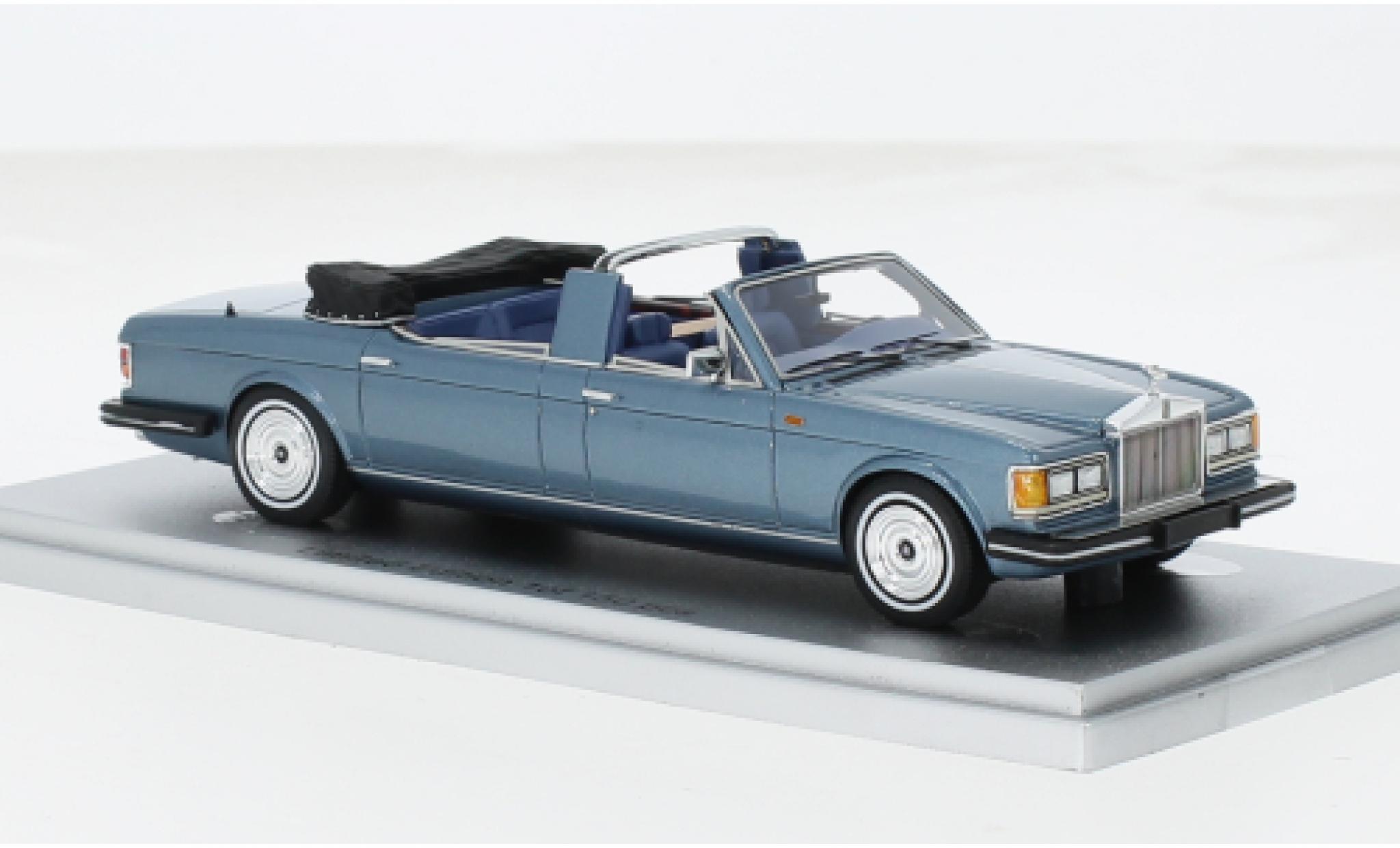 Rolls Royce Silver Spur 1/43 Kess Landaulette blau/schwarz 1987 1:43 modellino in miniatura