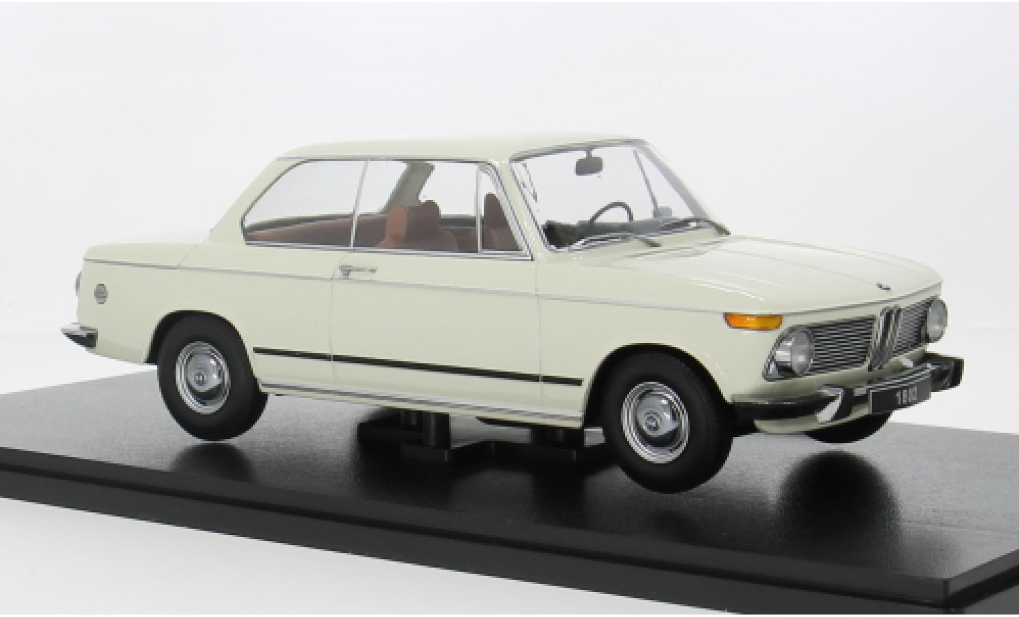 Bmw 1802 1/18 KK Scale 1.Serie Facelift beige 1971 1:18 modellino in miniatura