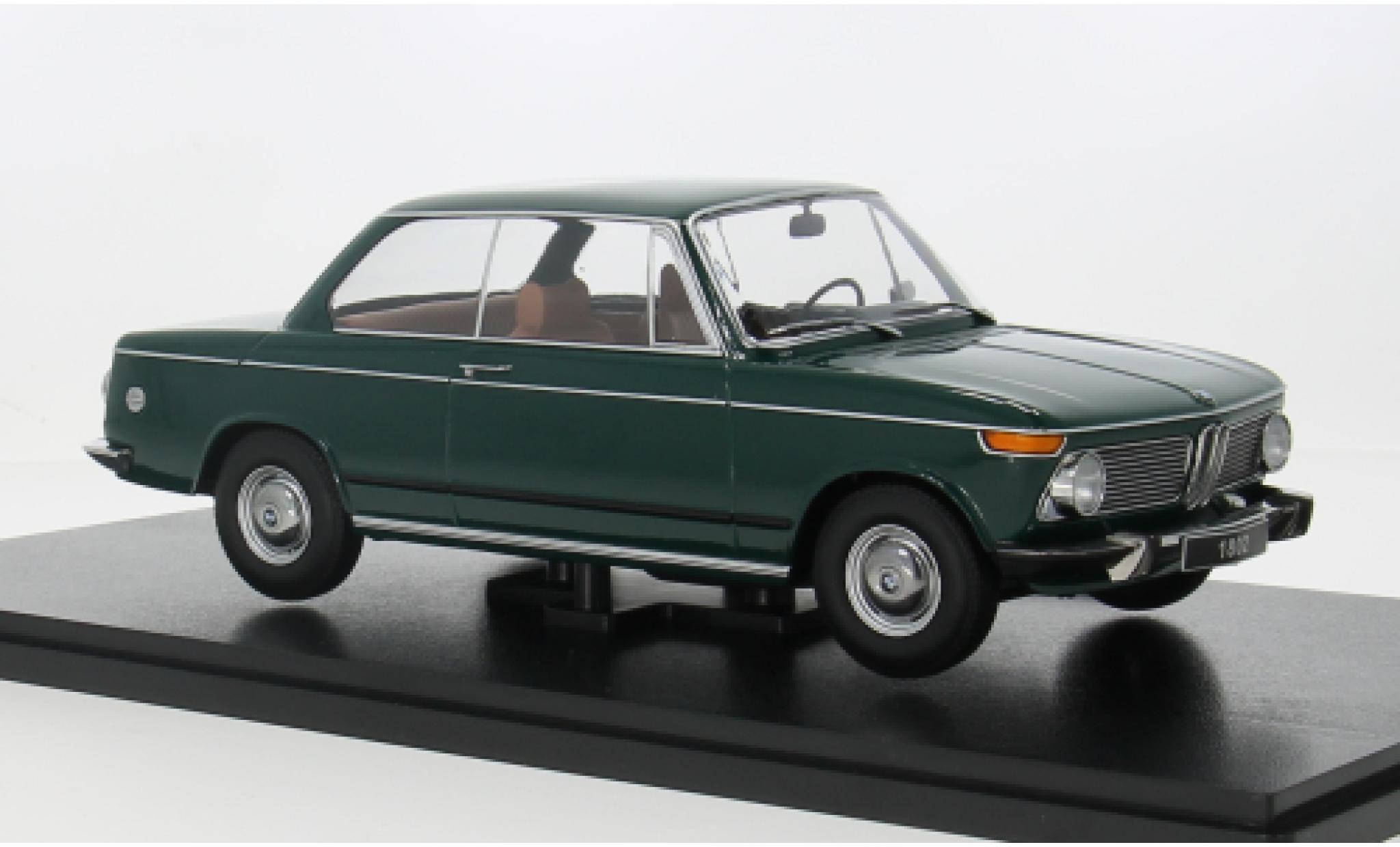 Bmw 1802 1/18 KK Scale 1.Serie Facelift grün 1971 1:18 modellino in miniatura