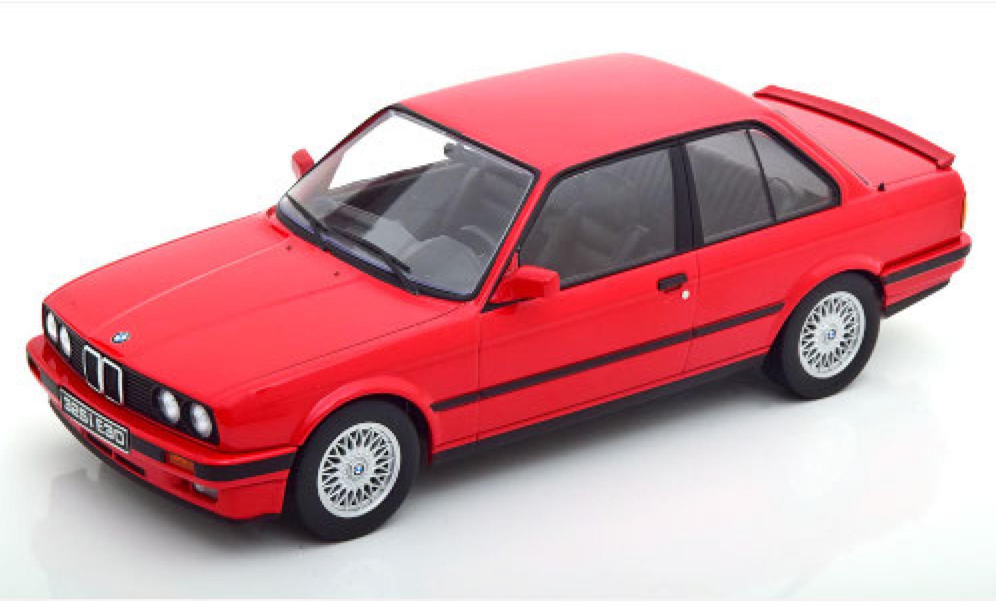 Bmw 325 1/18 KK Scale i (E30) rosso 1987 mit M-Paket modellino in miniatura