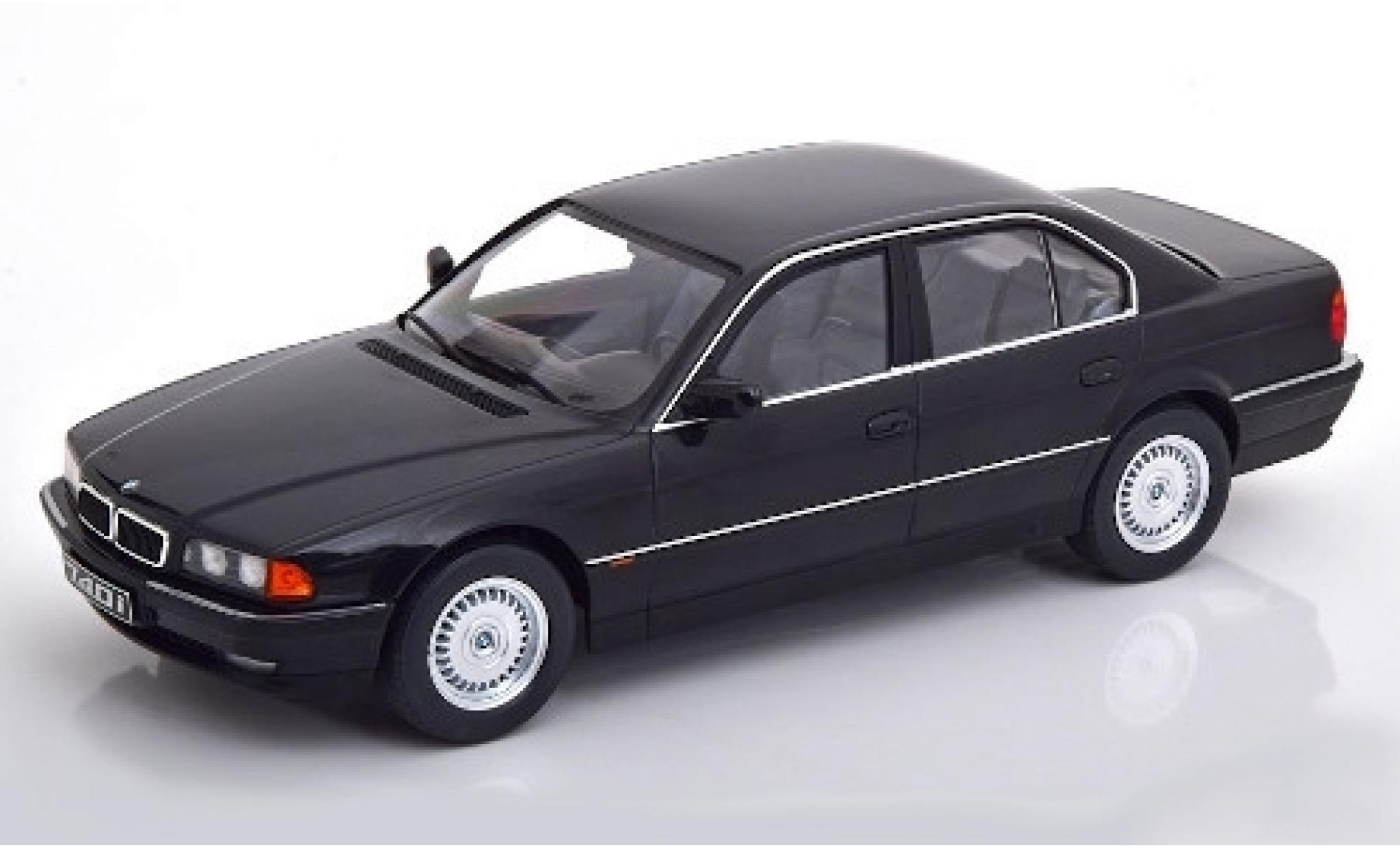 Bmw 740 1/18 KK Scale i (E38) metallico nero 1994 modellino in miniatura