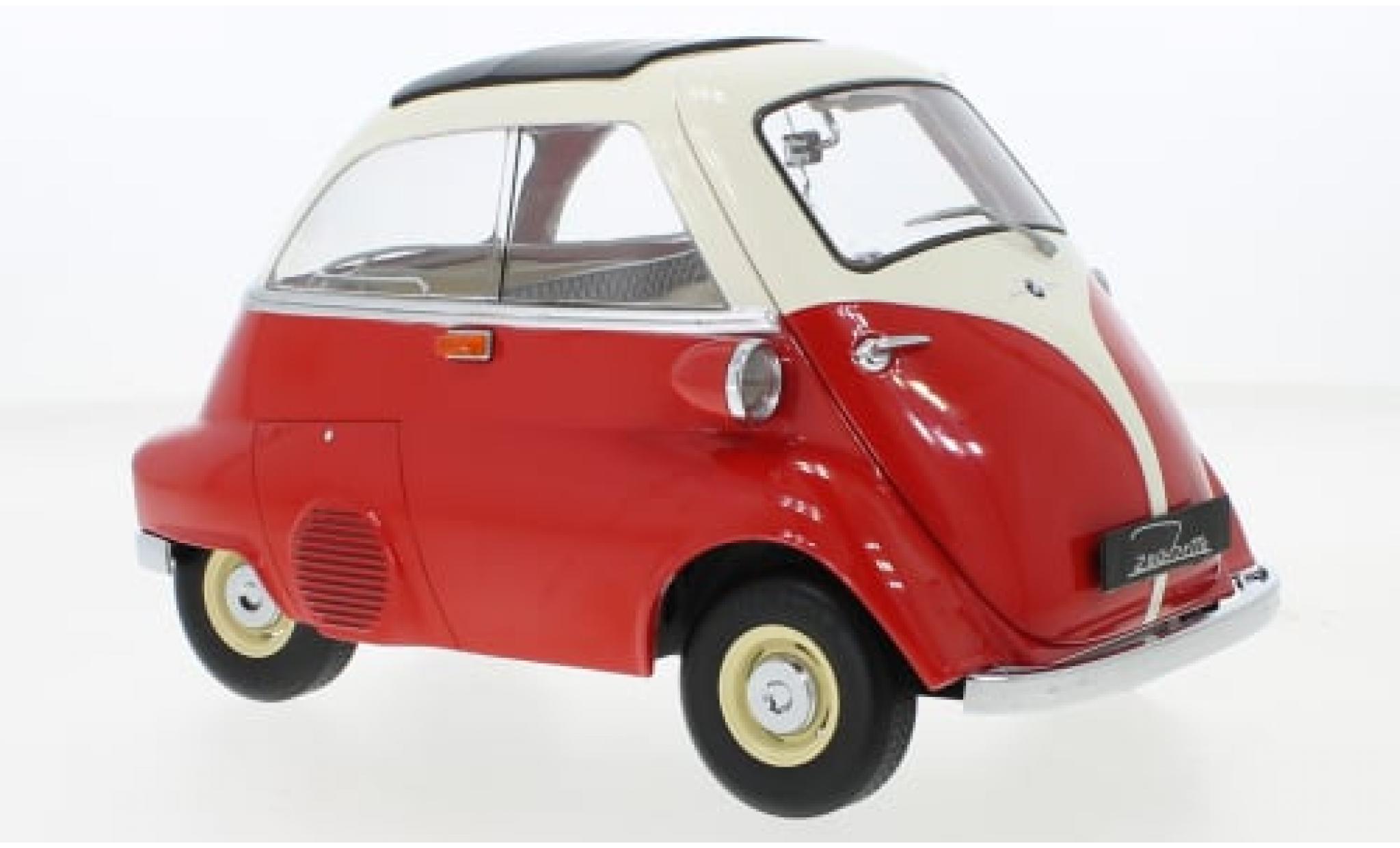 Bmw Isetta 1/12 KK Scale rot/weiss 1959 1:12 modellino in miniatura