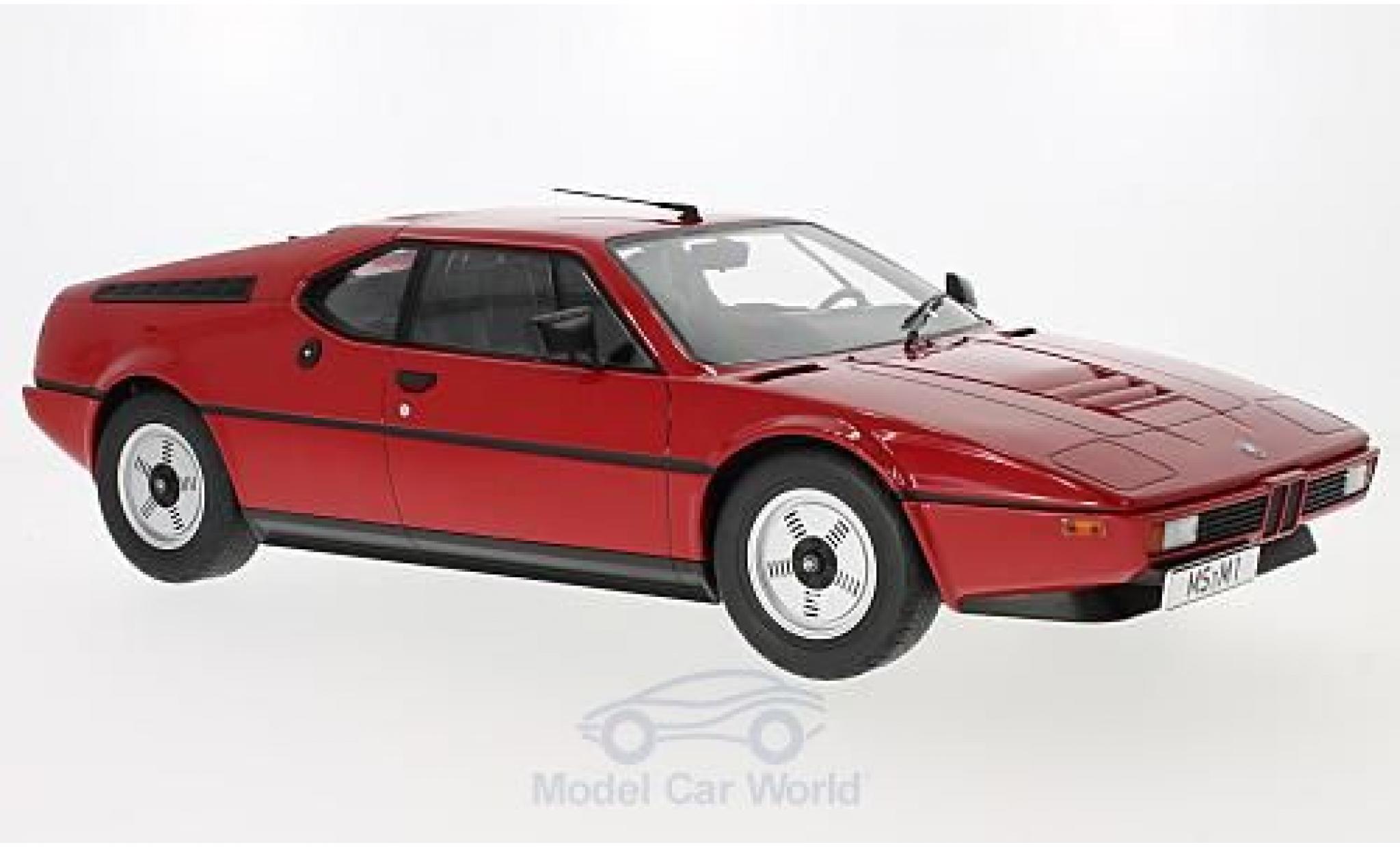 Bmw M1 1978 1/12 KK Scale (E26) rosso 1978 modellino in miniatura
