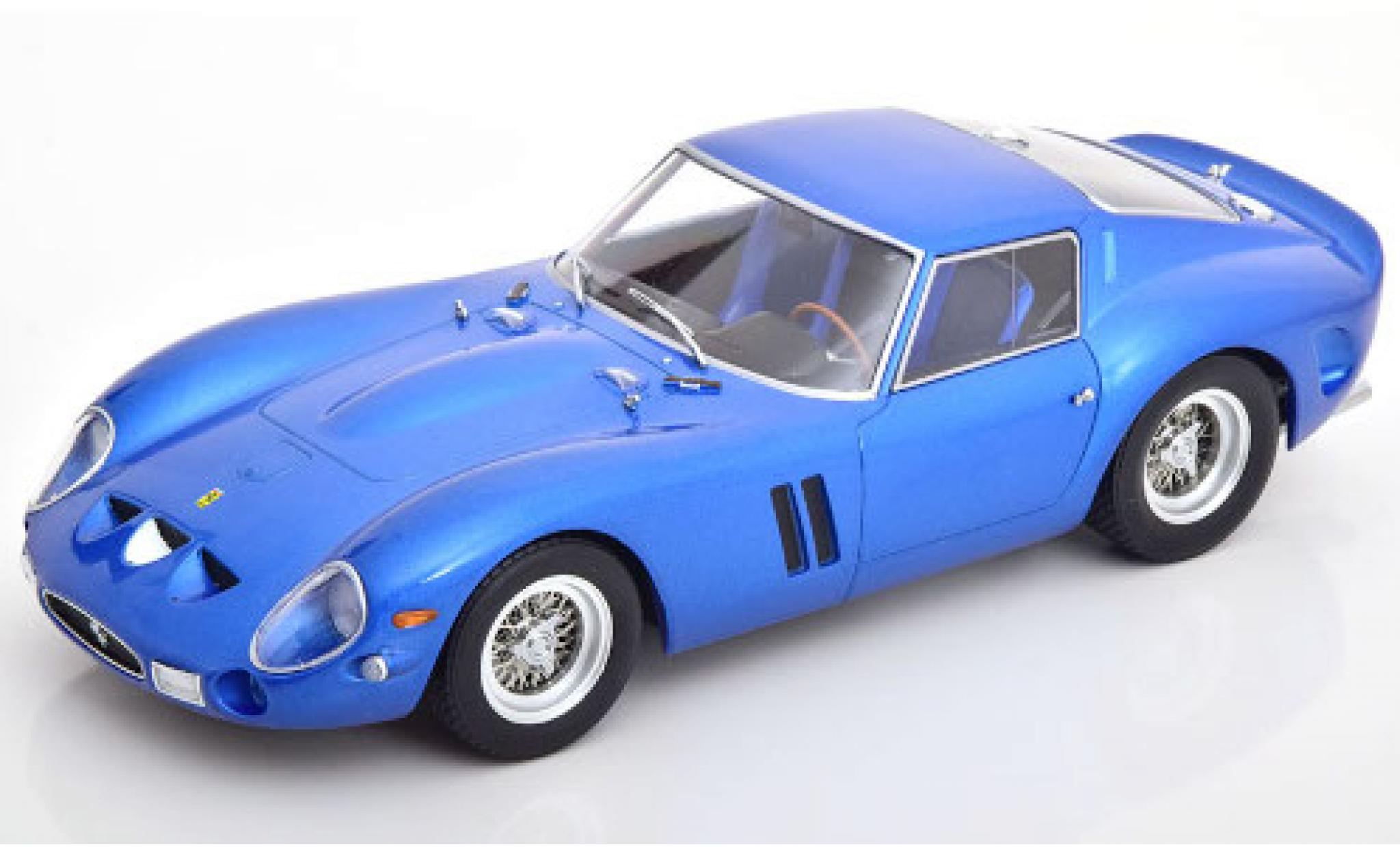 Ferrari 250 1/18 KK Scale GTO metallico blu 1962 mit Decals modellino in miniatura