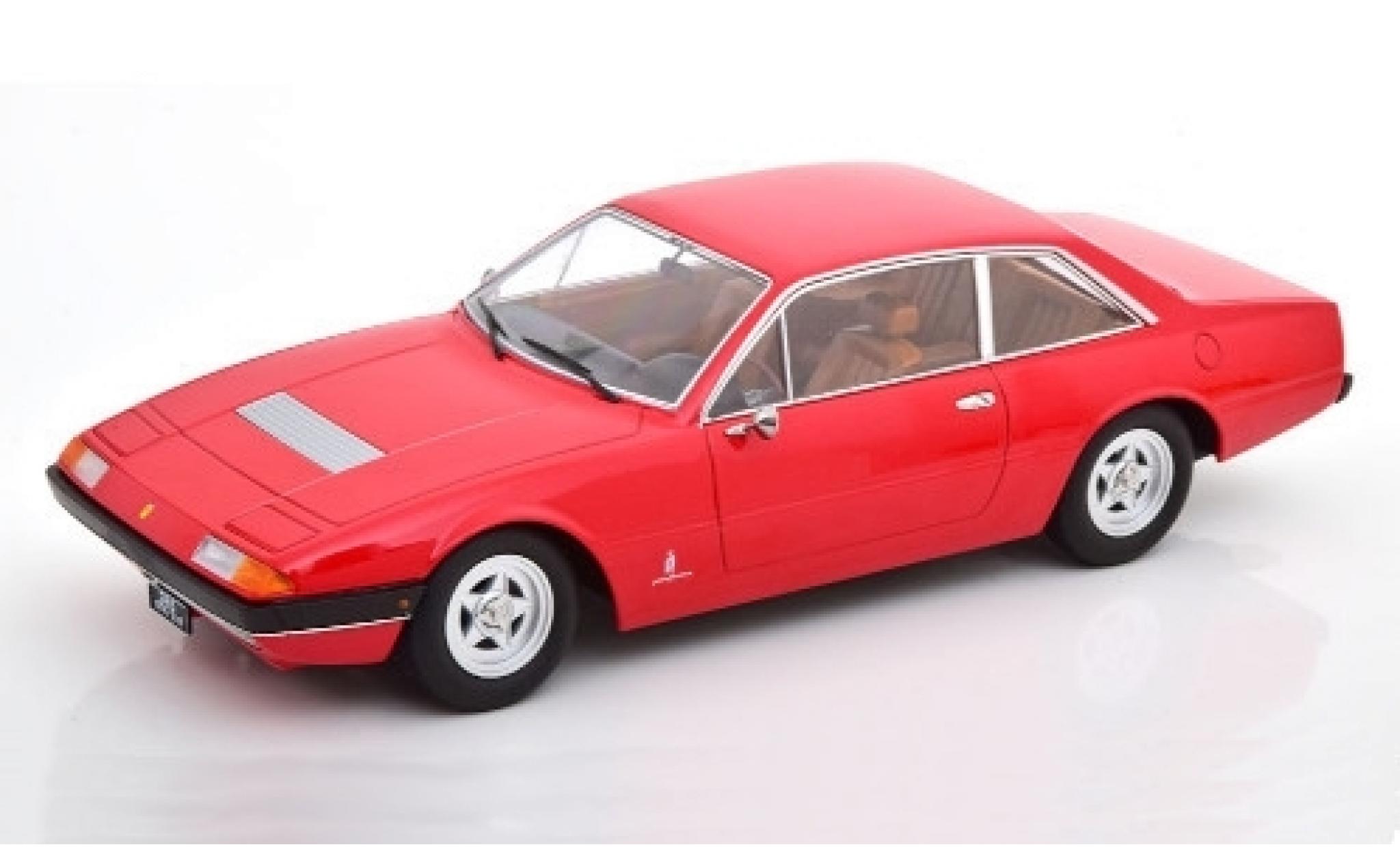 Ferrari 365 1/18 KK Scale GT4 2+2 rosso 1972 Interieurfarbe: brun modellino in miniatura