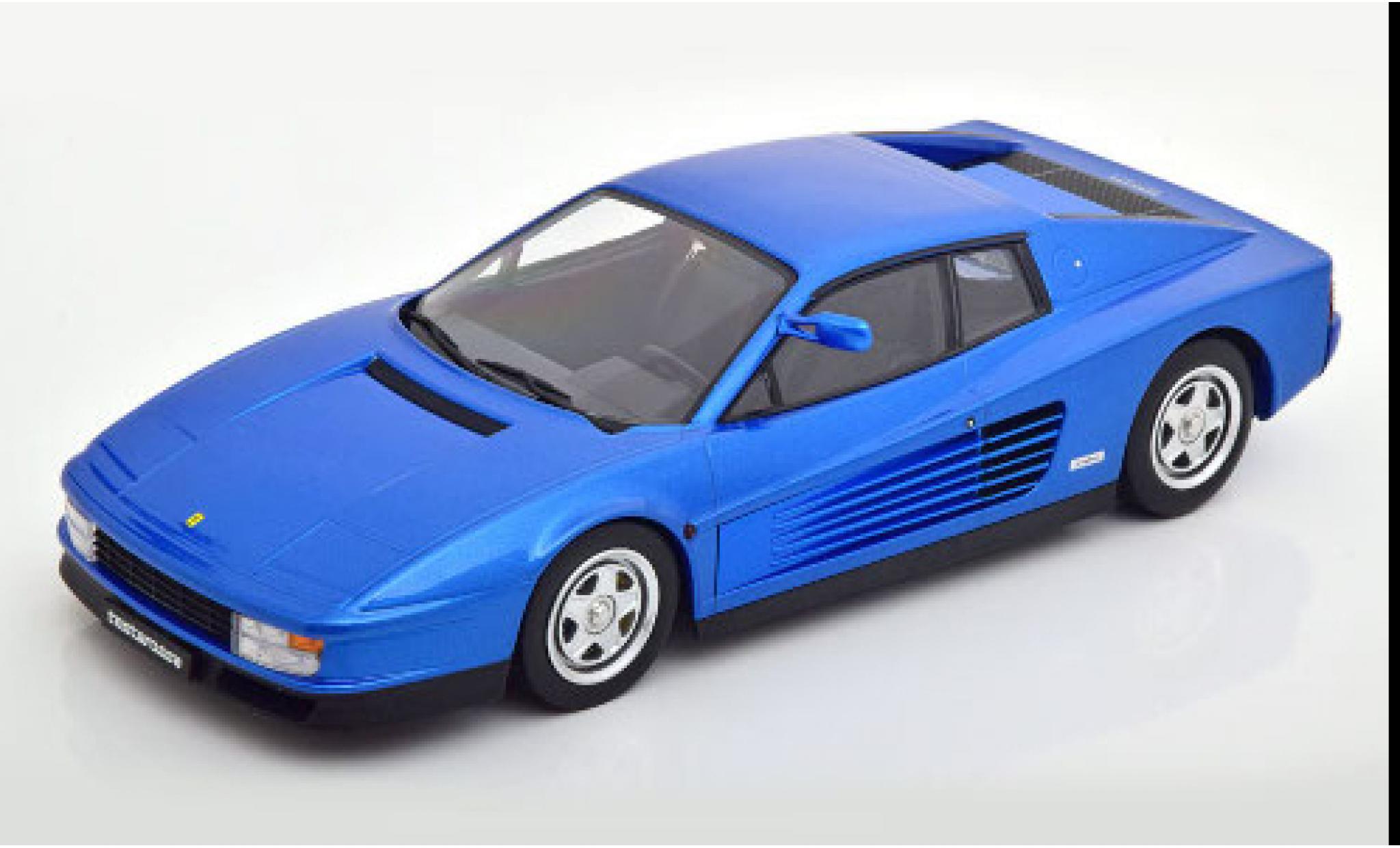 Ferrari Testarossa 1/18 KK Scale metallico blu 1984 Monospecchio US-Version modellino in miniatura