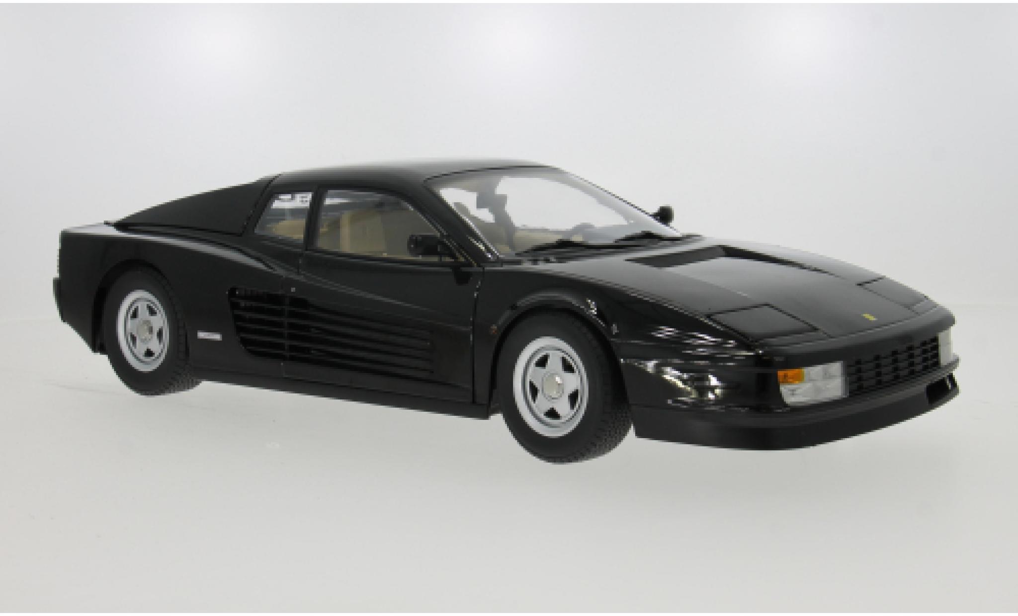 Ferrari Testarossa 1/12 KK Scale schwarz 1986 1:12 modellino in miniatura