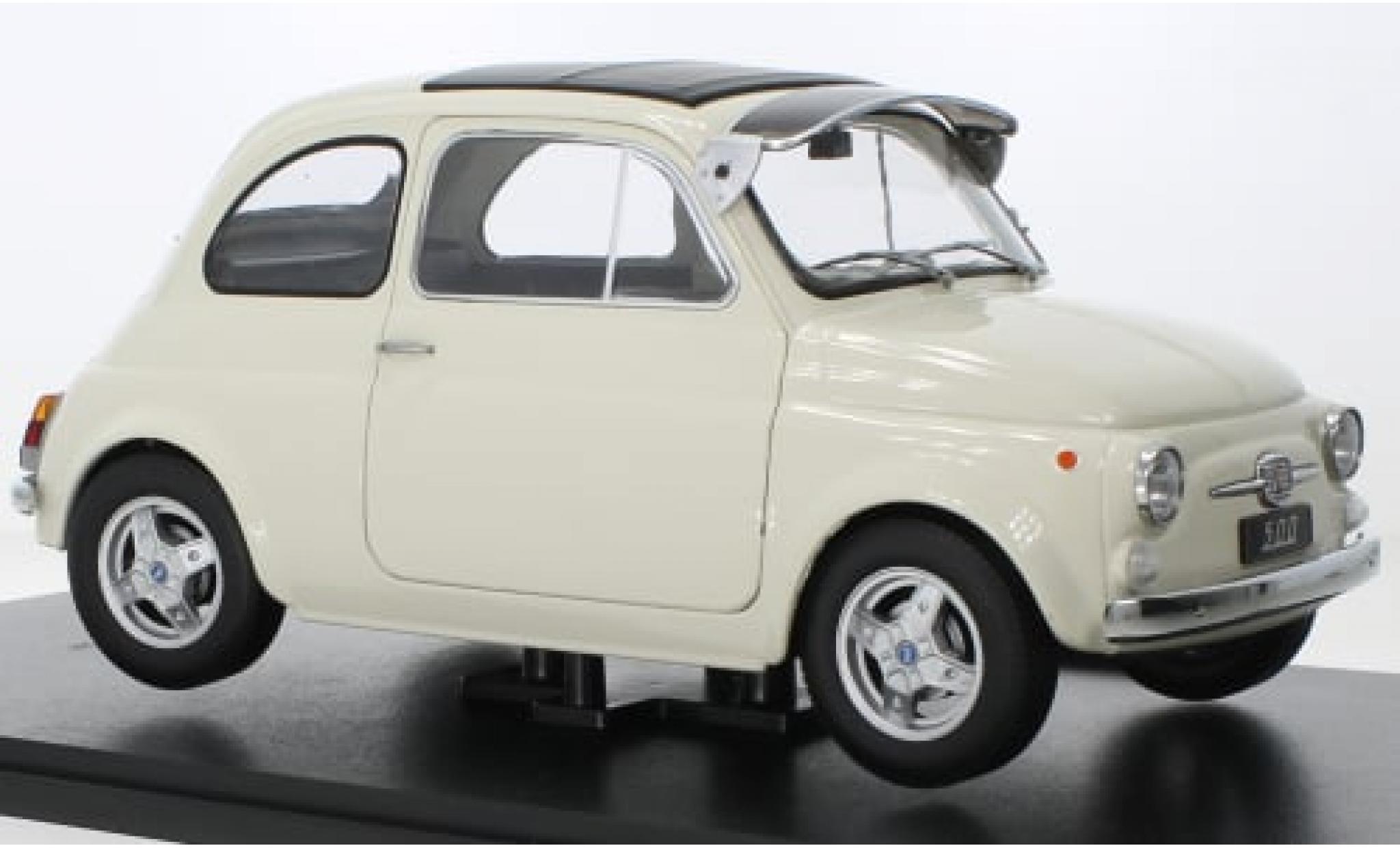 Fiat 500 1/12 KK Scale F Custom beige 1968 1:12 modellino in miniatura