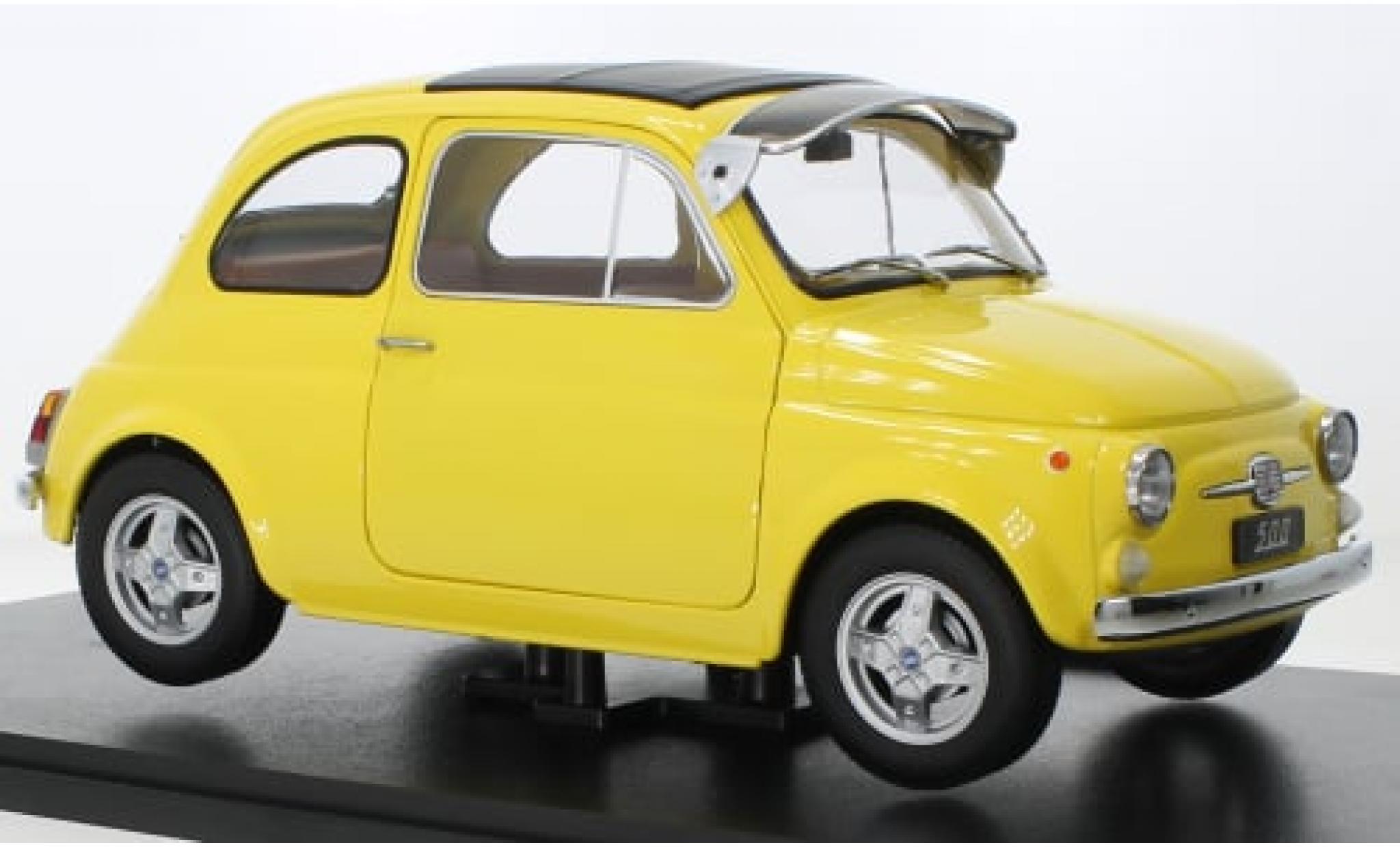 Fiat 500 1/12 KK Scale F Custom gelb 1968 1:12 modellino in miniatura