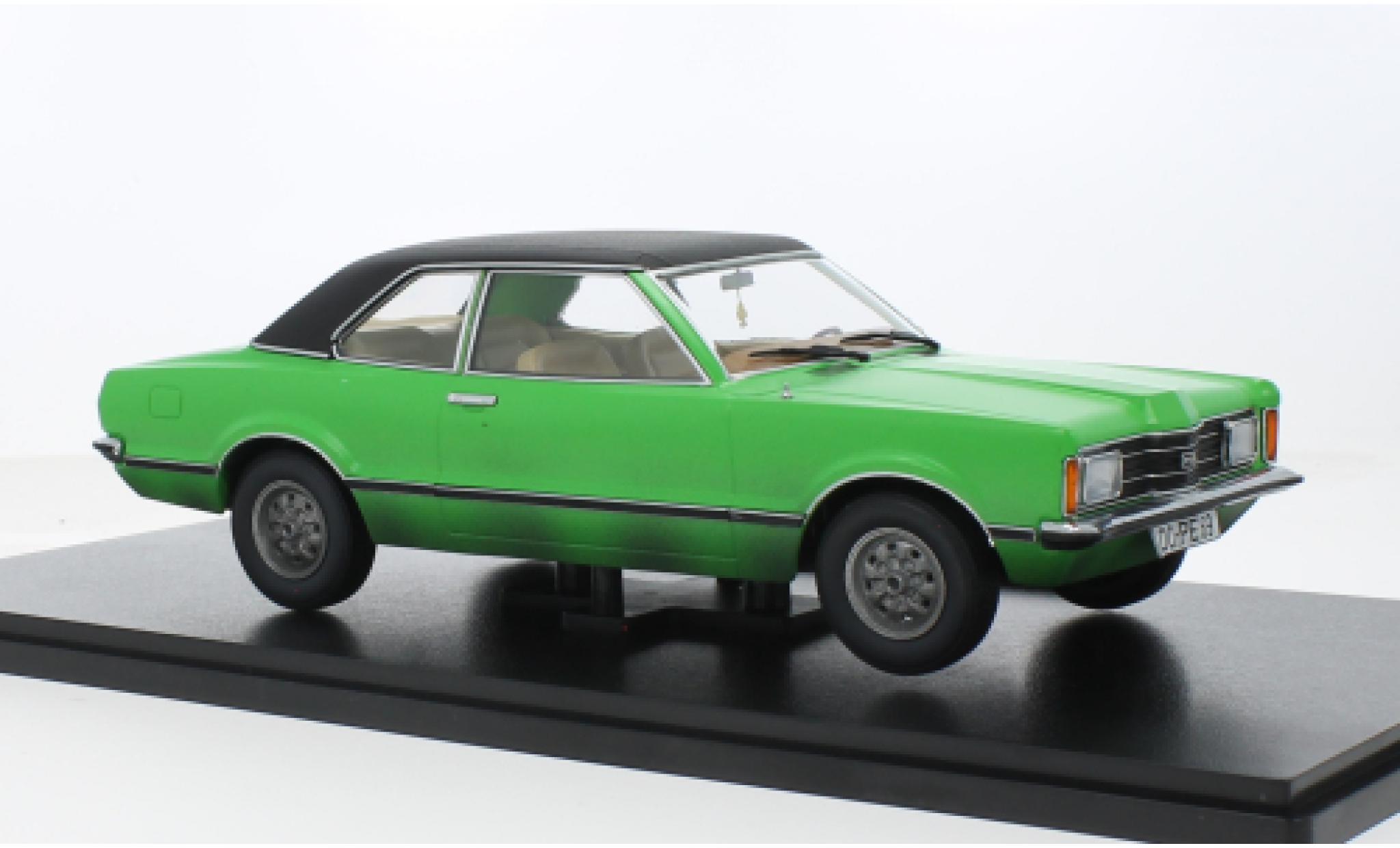 Ford Taunus 1/18 KK Scale GXL (TC1) grün/schwarz 1971 1:18 modellino in miniatura