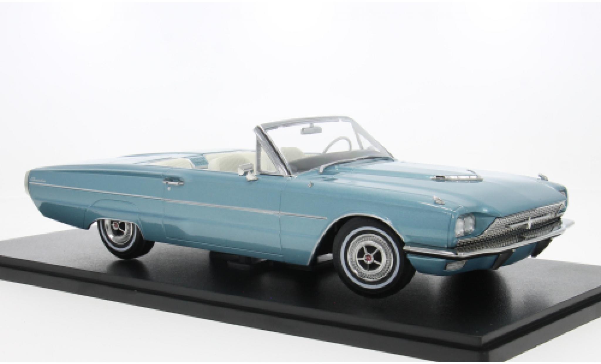 Ford Thunderbird KK Scale Cabriolet grün 1966 1:18 modellino in miniatura