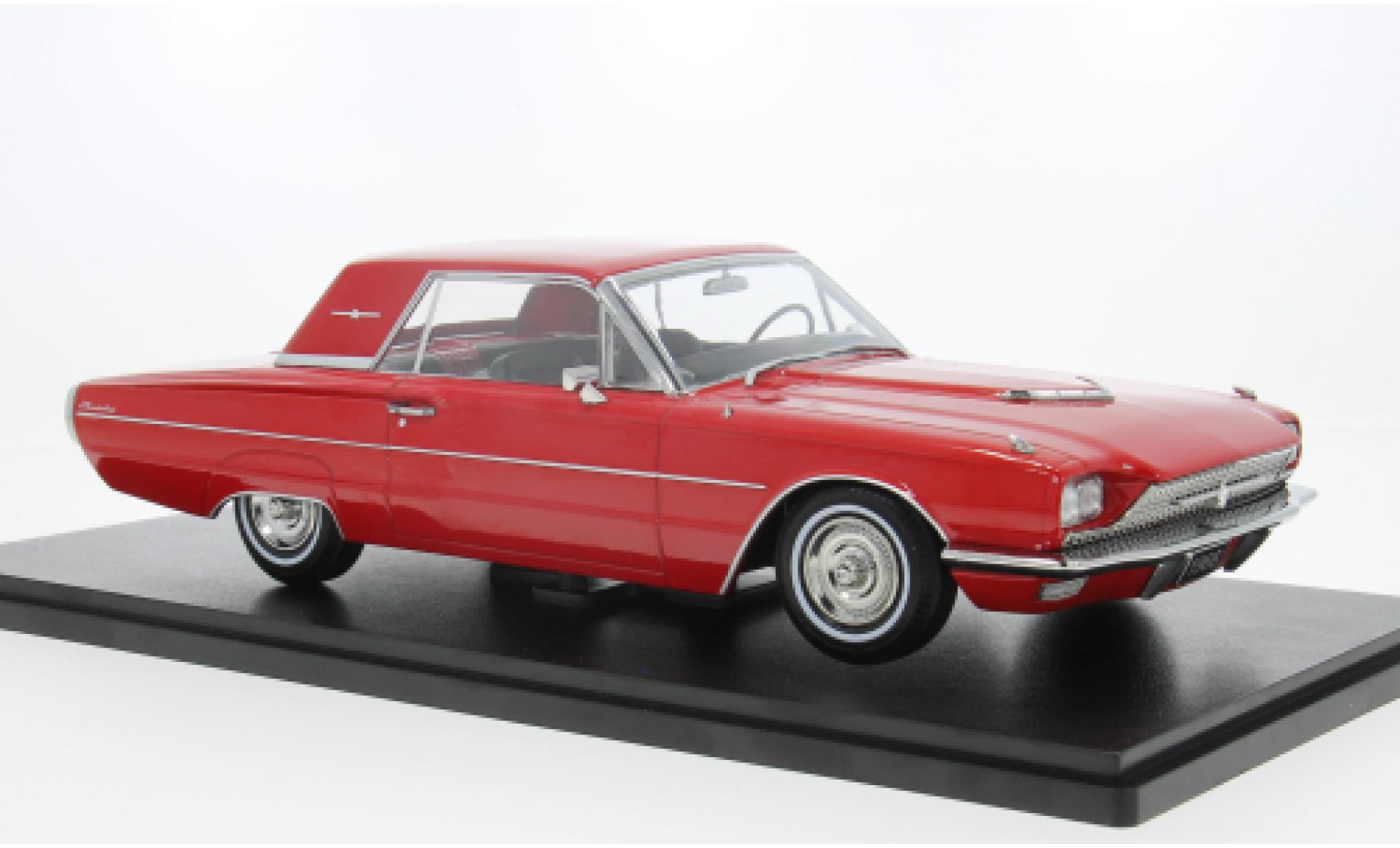 Ford Thunderbird KK Scale Hardtop rot 1966 1:18 modellino in miniatura