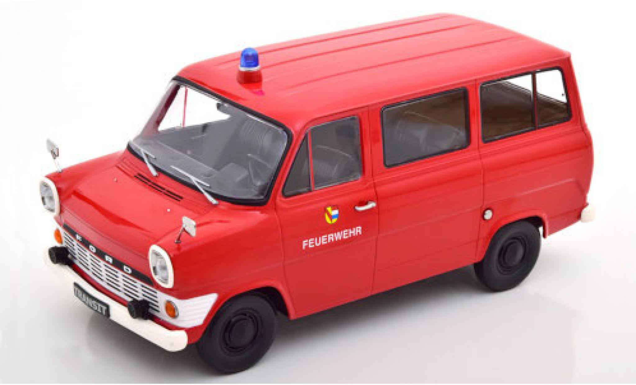 Ford Transit 1/18 KK Scale MK 1 Bus Feuerwehr 1965 modellino in miniatura