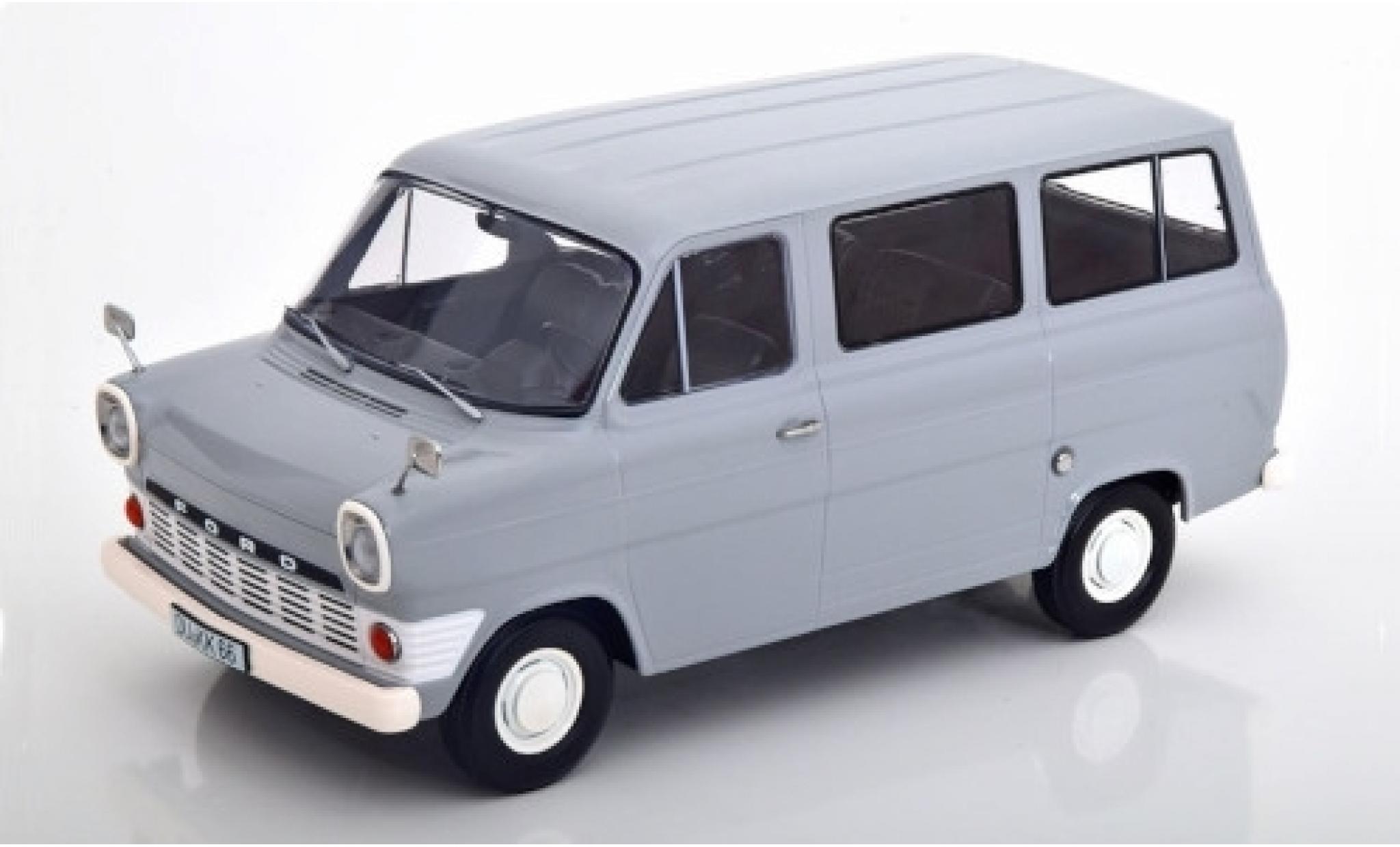 Ford Transit 1/18 KK Scale Mk1 Bus grigio 1965 modellino in miniatura