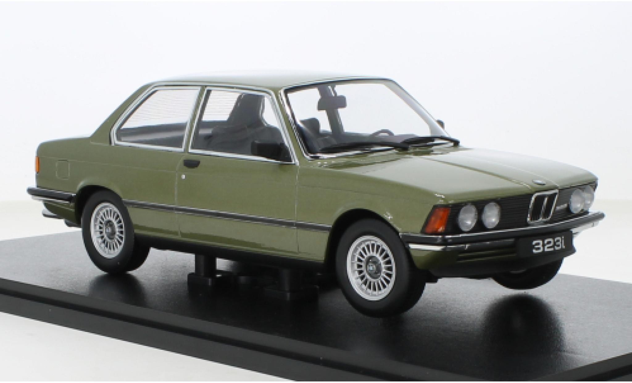 Bmw 323 1/18 KK Scale i (E21) metallise verde 1978 modellino in miniatura
