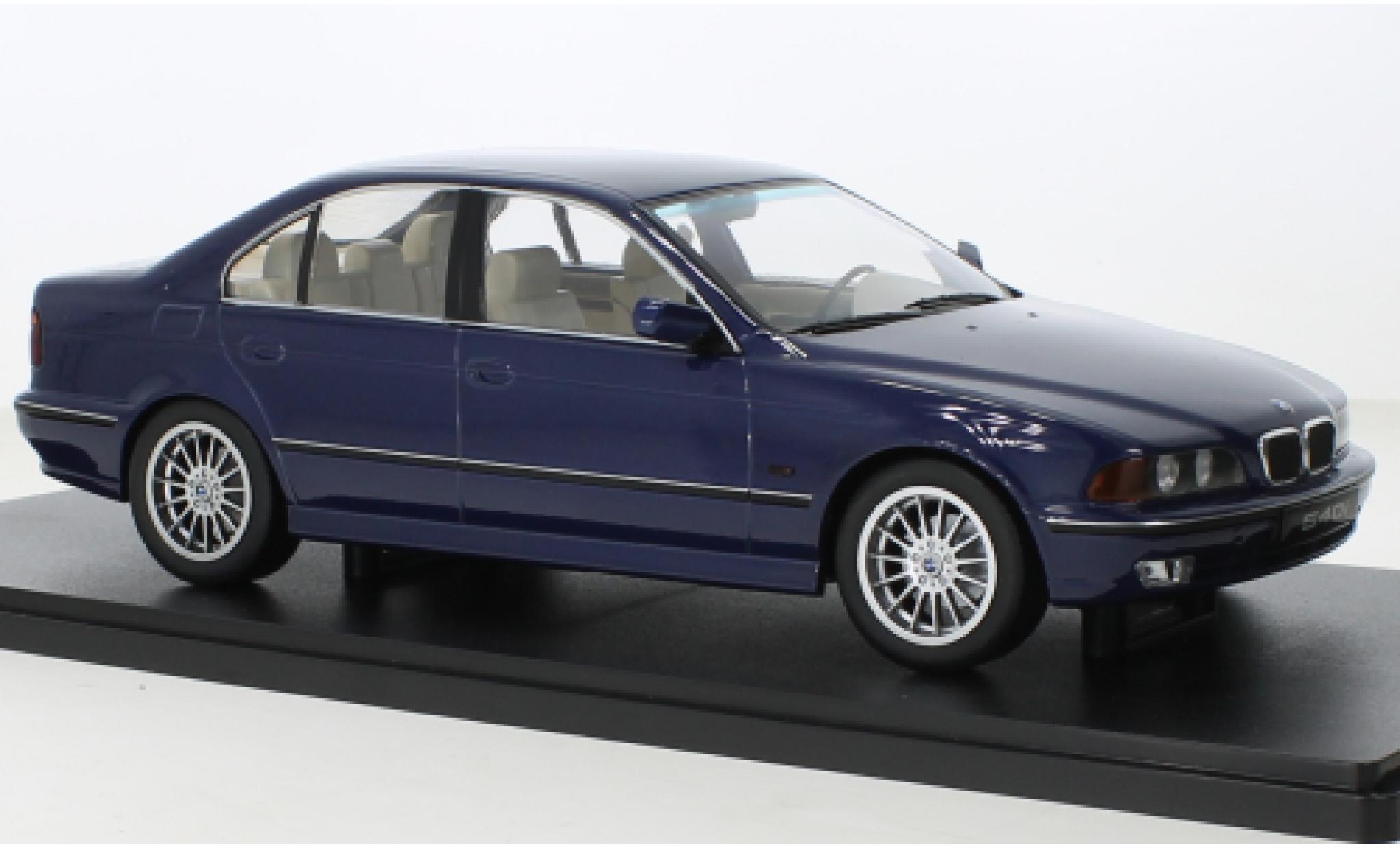 Bmw 540 1/18 KK Scale i (E39) metallise blu 1995 modellino in miniatura