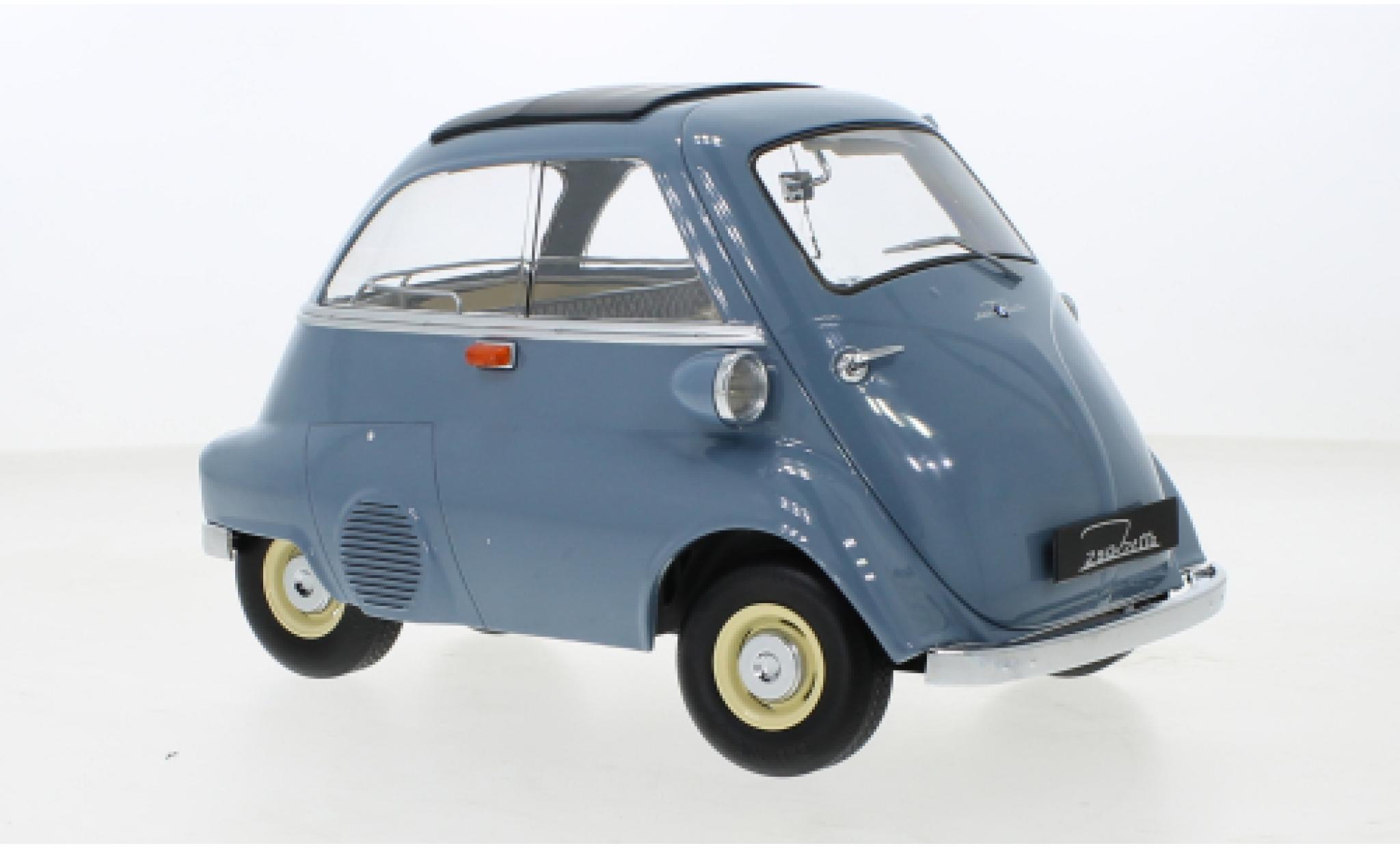 Bmw Isetta 1/12 KK Scale 250 blu 1959 modellino in miniatura