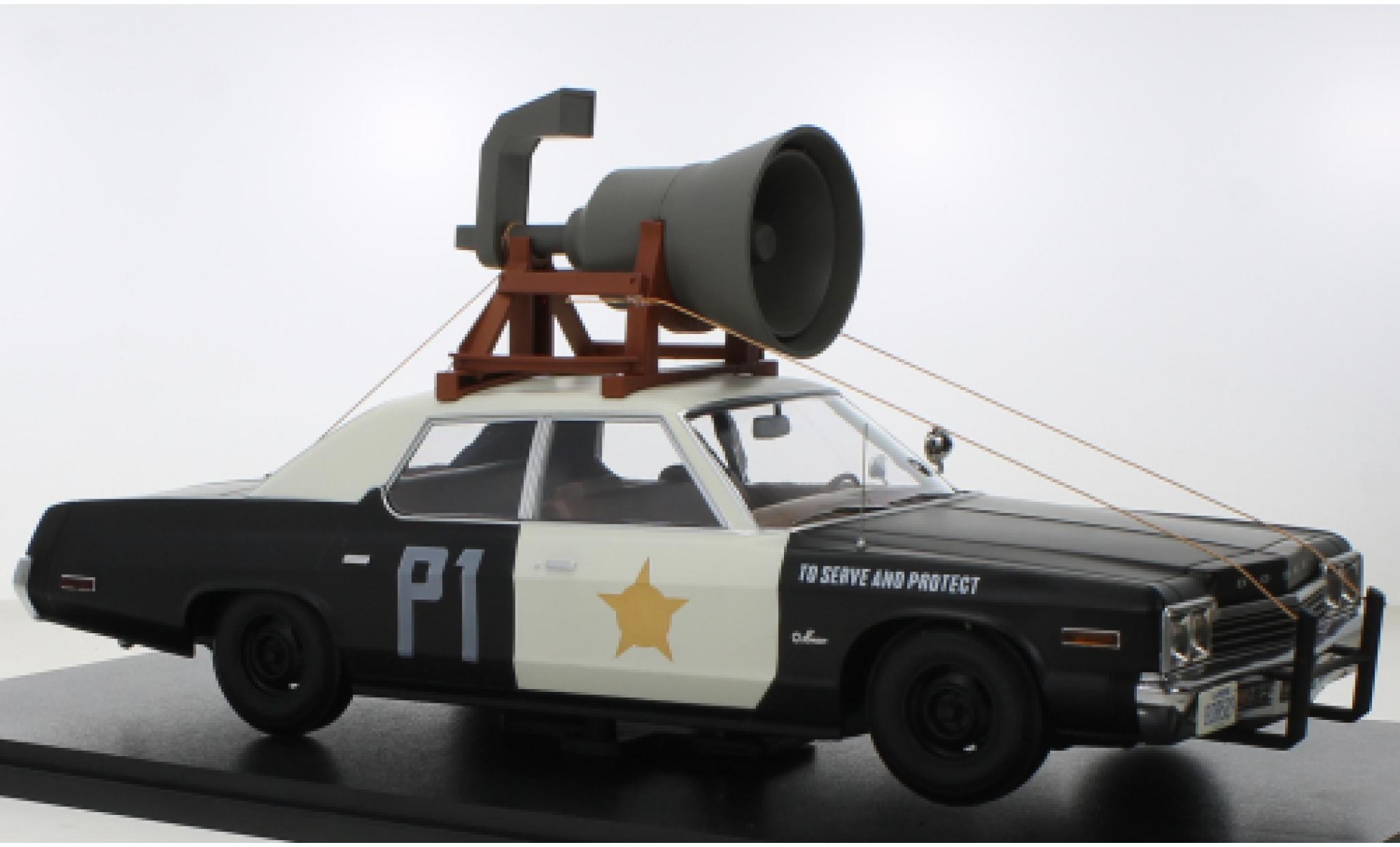 Dodge Monaco 1/18 KK Scale Blues Brossohers 1974 modellino in miniatura