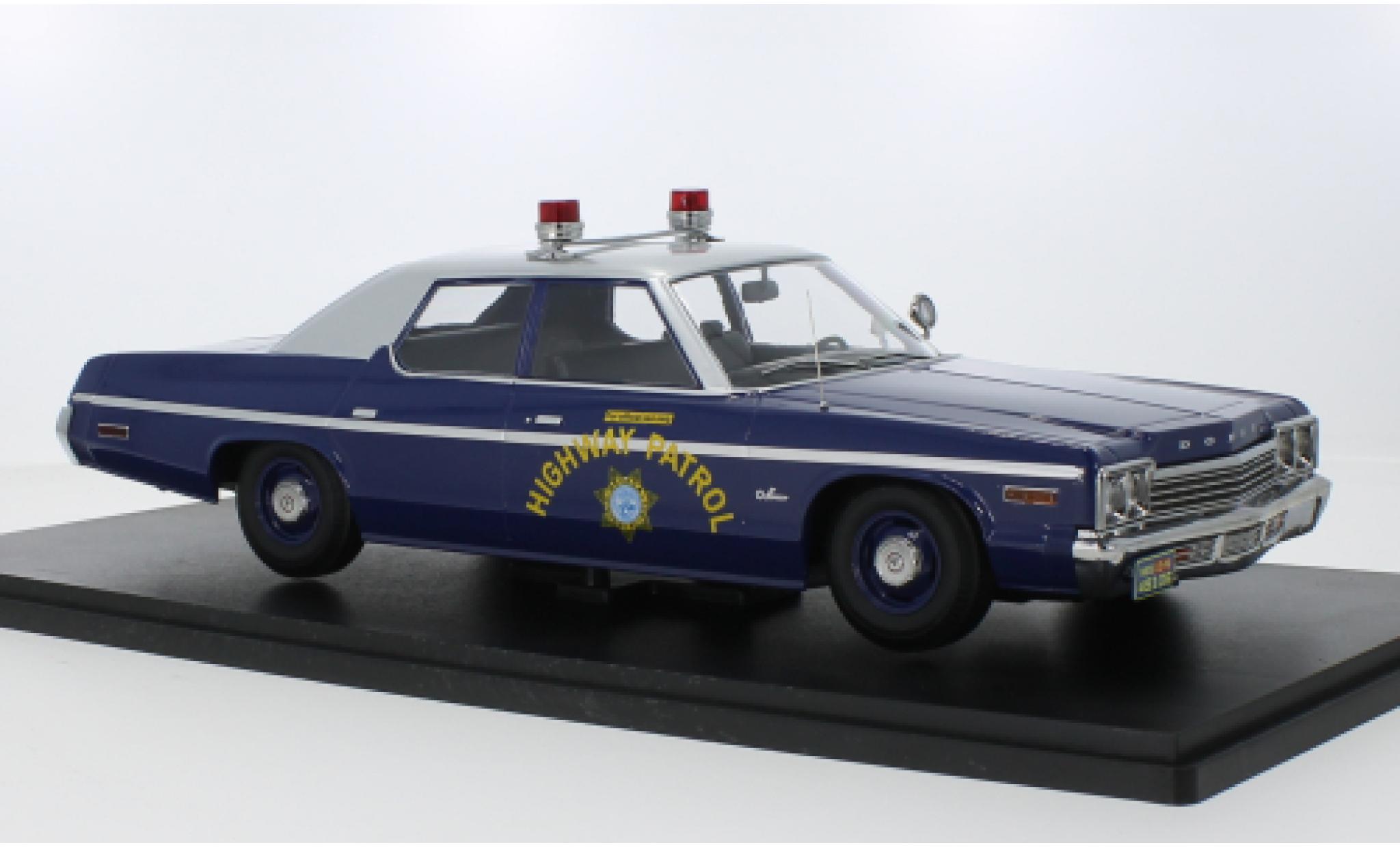 Dodge Monaco 1/18 KK Scale Nevada autoroute Patrol 1974 modellino in miniatura