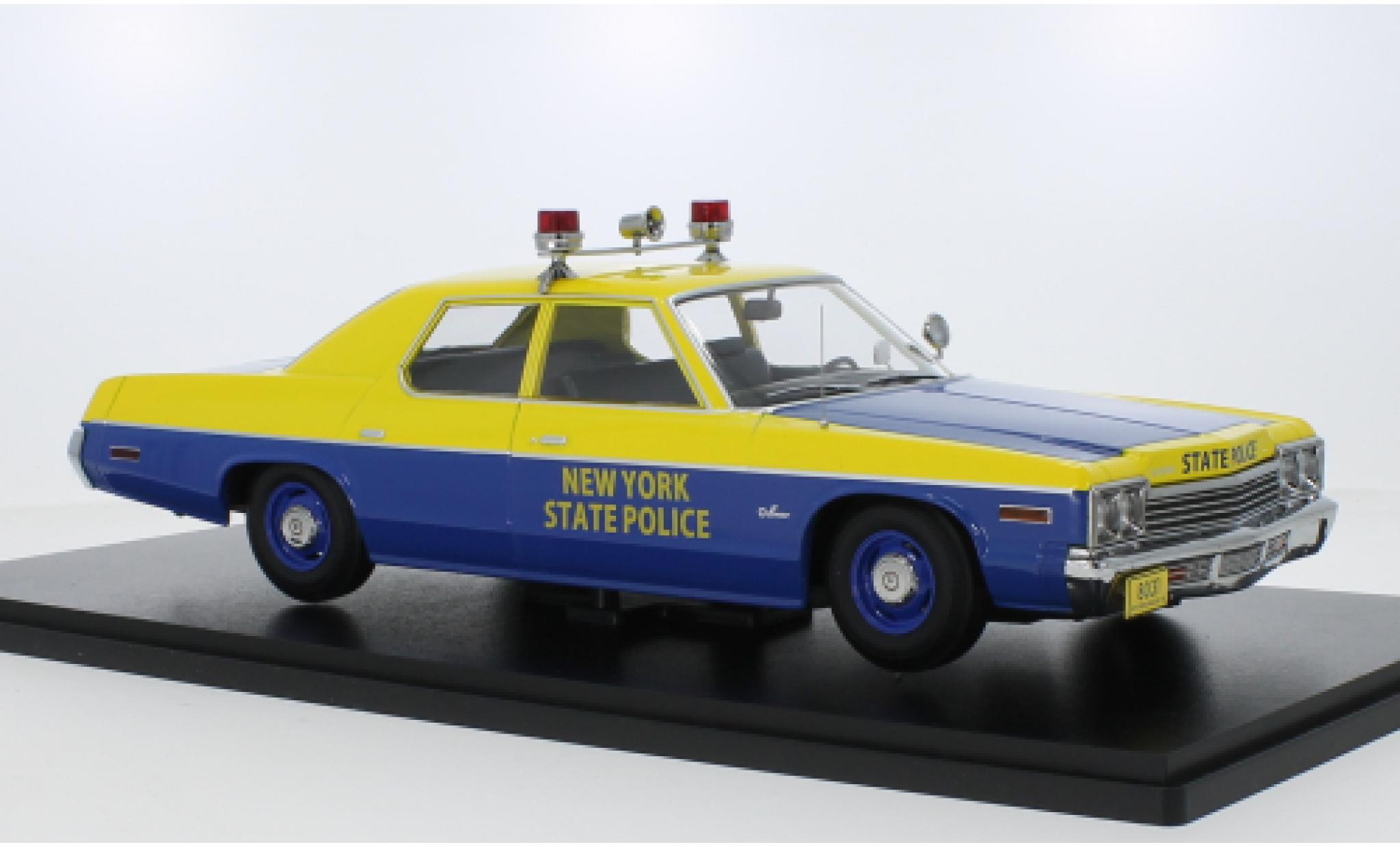 Dodge Monaco 1/18 KK Scale Nouveau York State Police 1974 modellino in miniatura