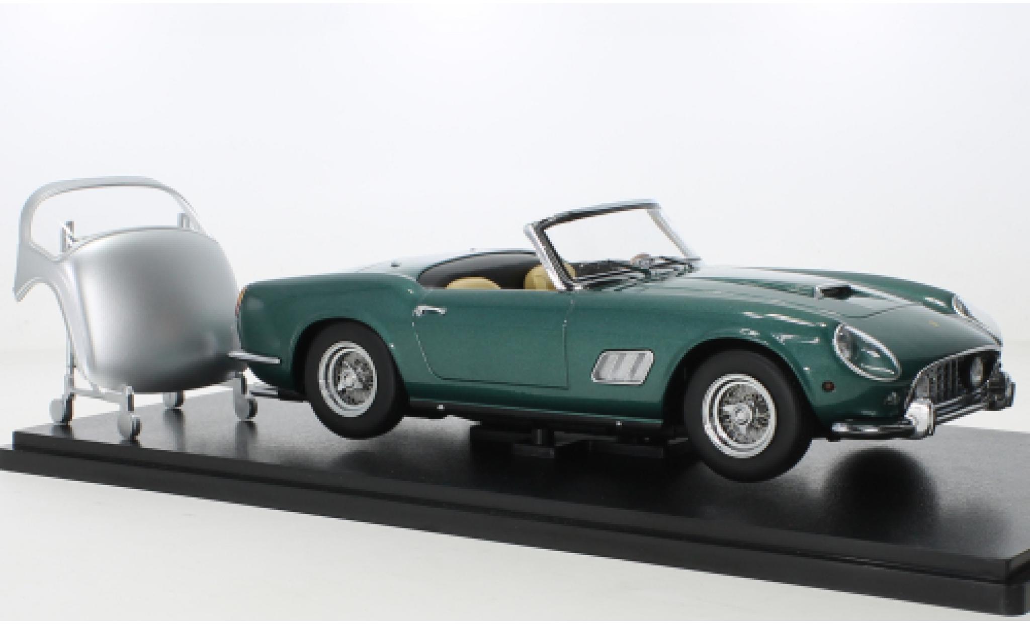Ferrari 250 1/18 KK Scale GT California Spyder metallise vert/d 1960 modellino in miniatura