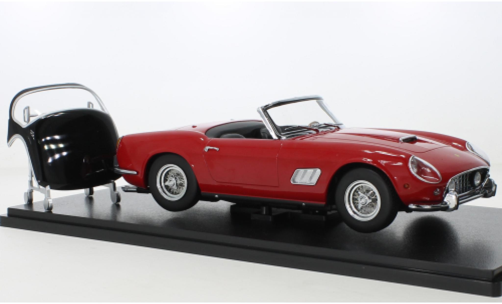 Ferrari 250 1/18 KK Scale GT California Spyder rosso/nero 1960 modellino in miniatura