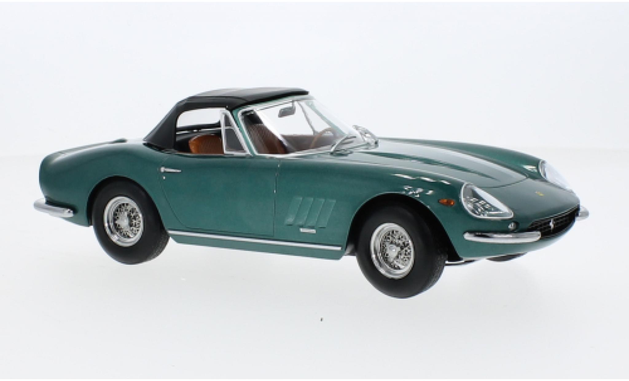 Ferrari 275 1/18 KK Scale GTB/4 NART Spyder metallise verde 1967 modellino in miniatura