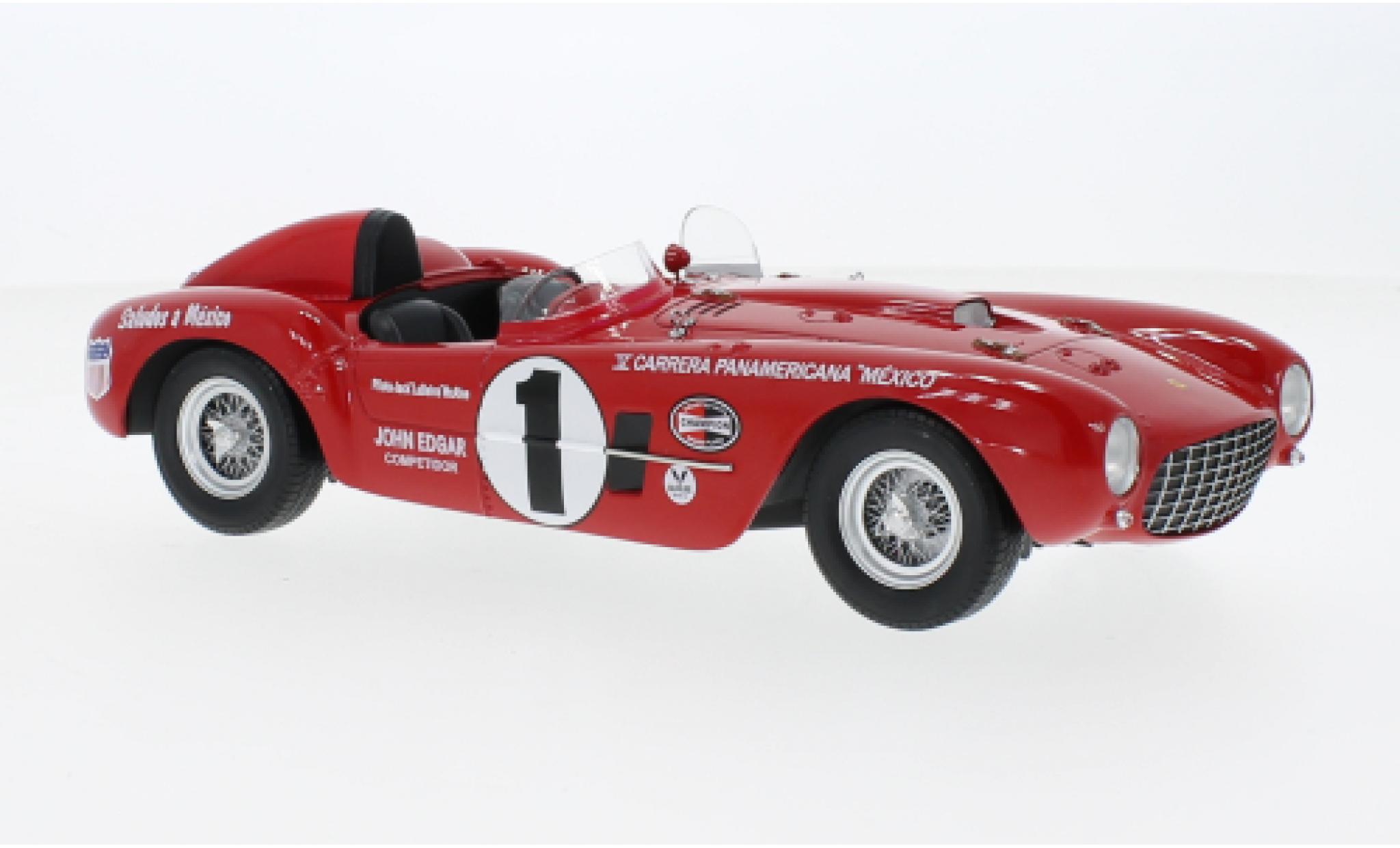 Ferrari 375 1/18 KK Scale Plus RHD No.1 John Edgar U.S.A. Carrera Panamericana 1954 modellino in miniatura