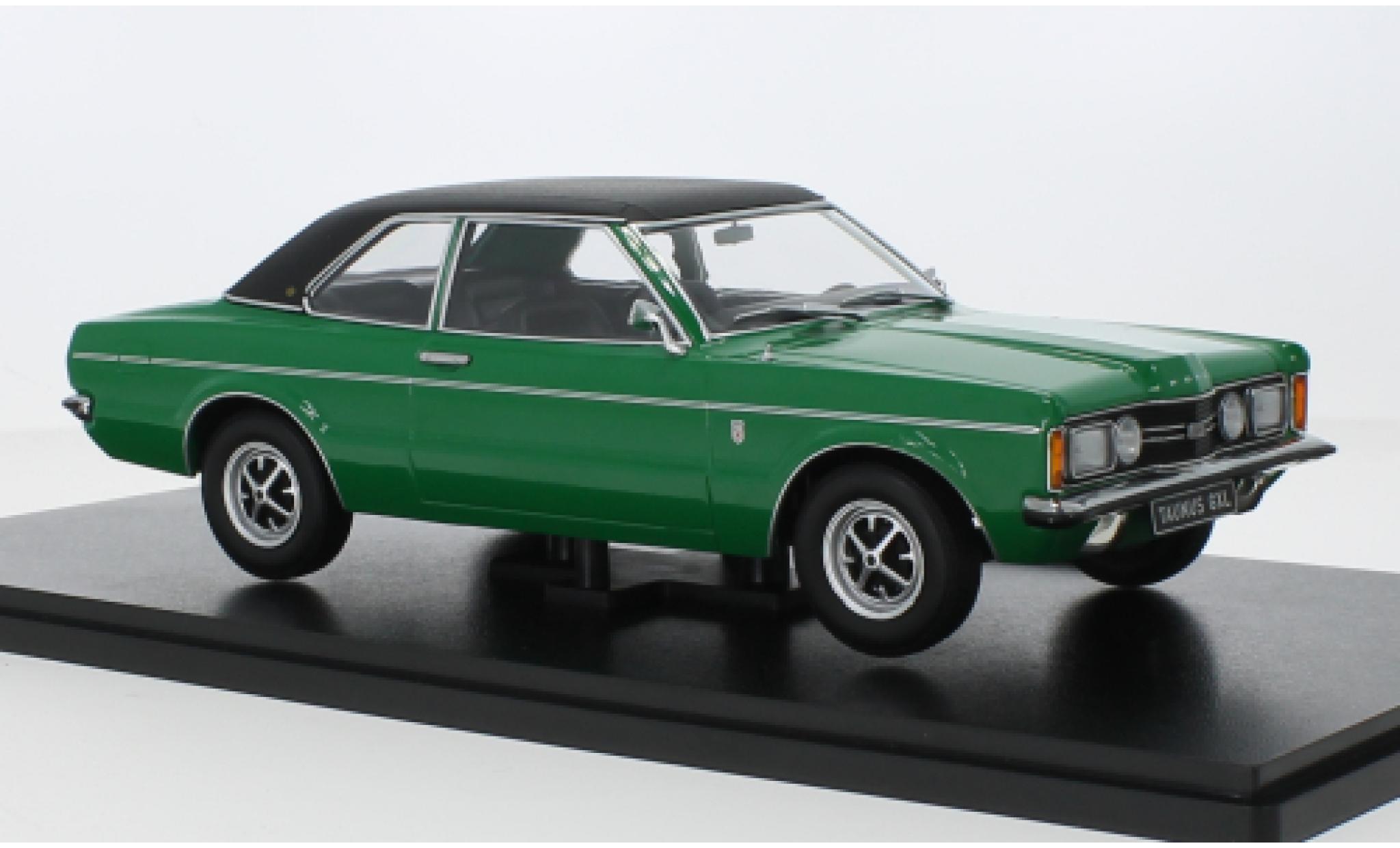 Ford Taunus 1/18 KK Scale 2000 GXL (TC1) vert/matte-nero 1971 modellino in miniatura