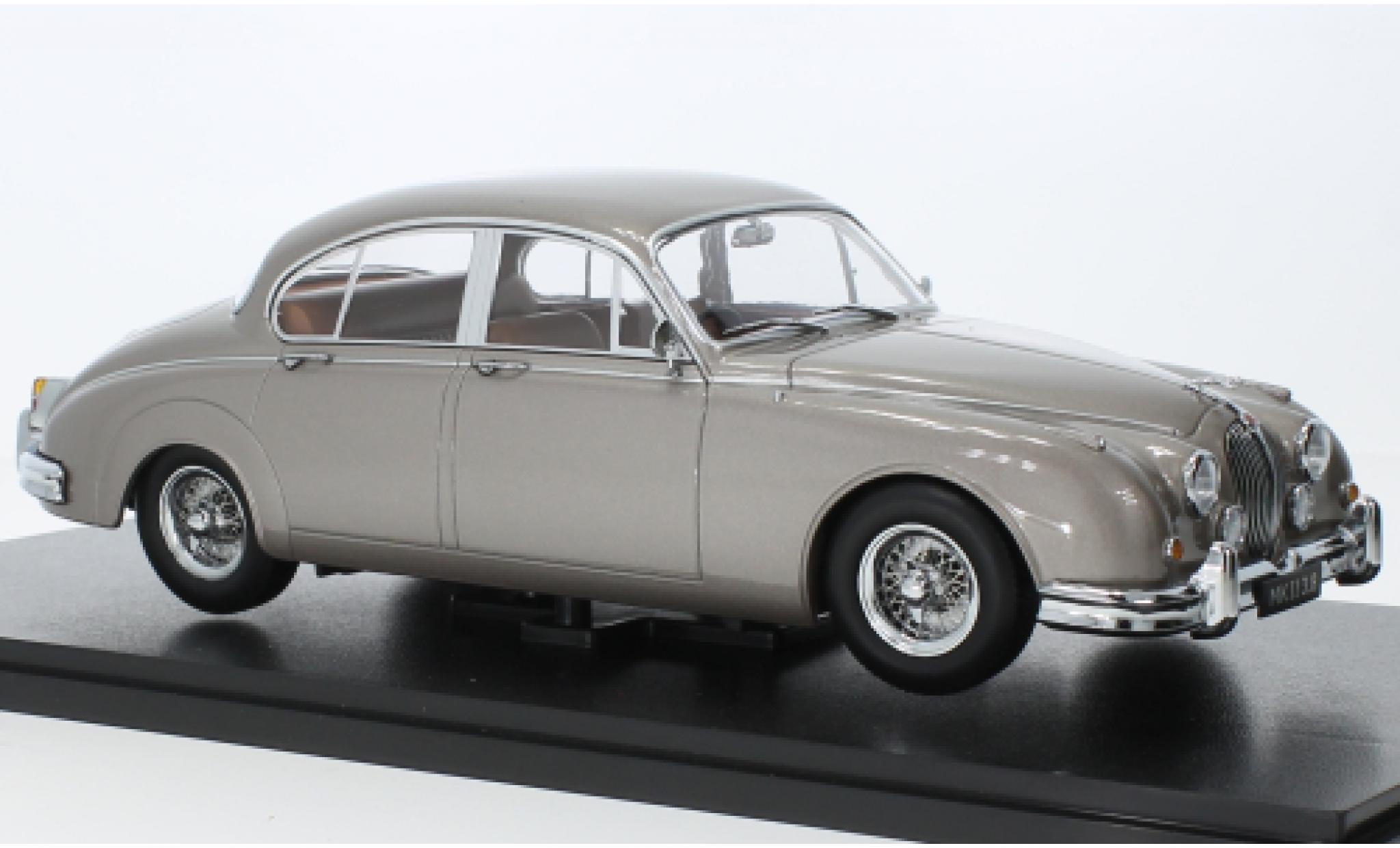 Jaguar MK 1/18 KK Scale II 3.8 metallise grigio clair RHD 1959 modellino in miniatura