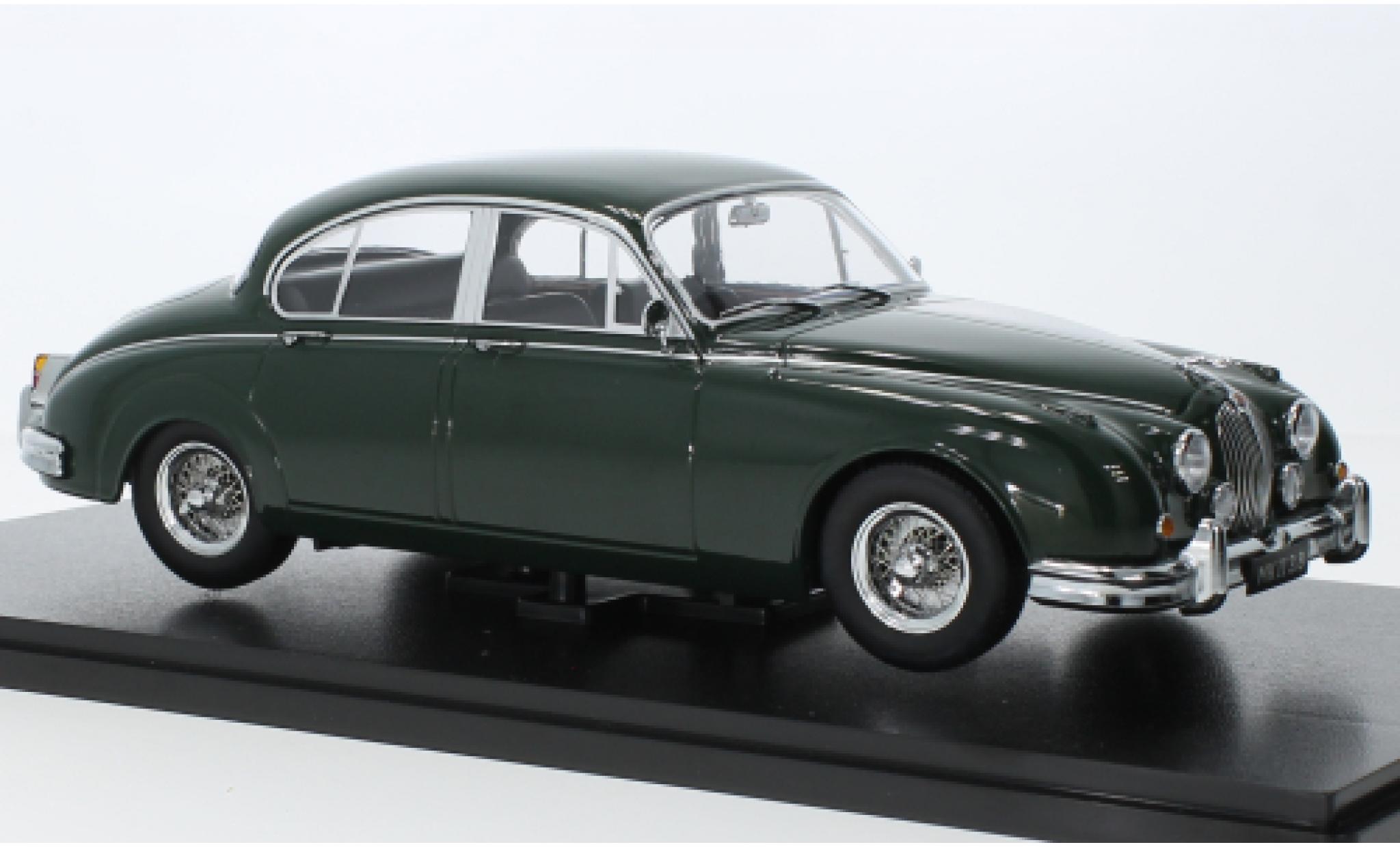 Jaguar MK 1/18 KK Scale II 3.8 verde foncé RHD 1959 modellino in miniatura
