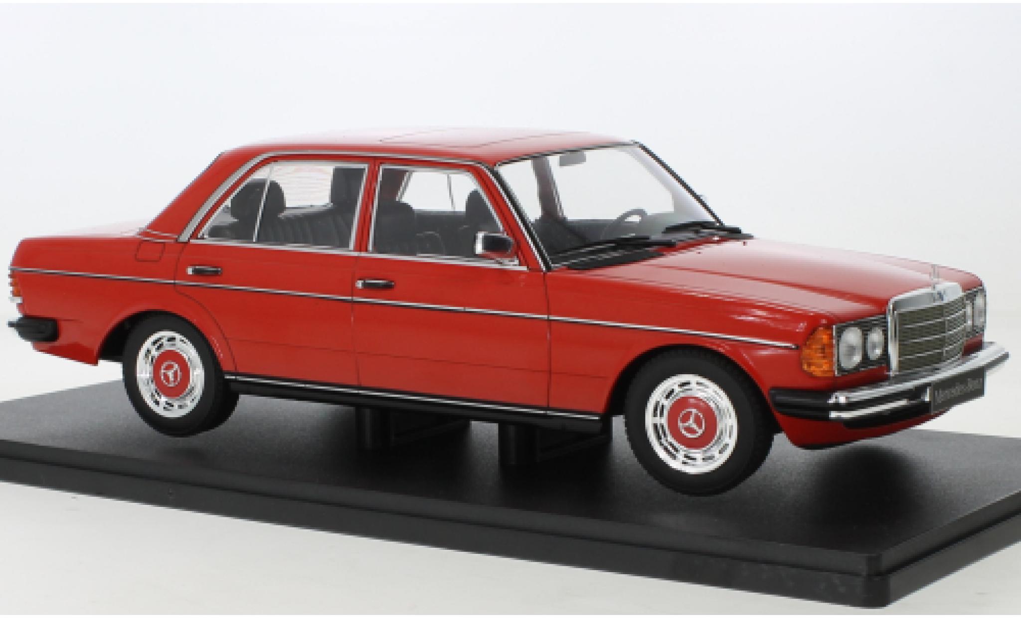 Mercedes 230 1/18 KK Scale E (W123) rosso 1975 modellino in miniatura