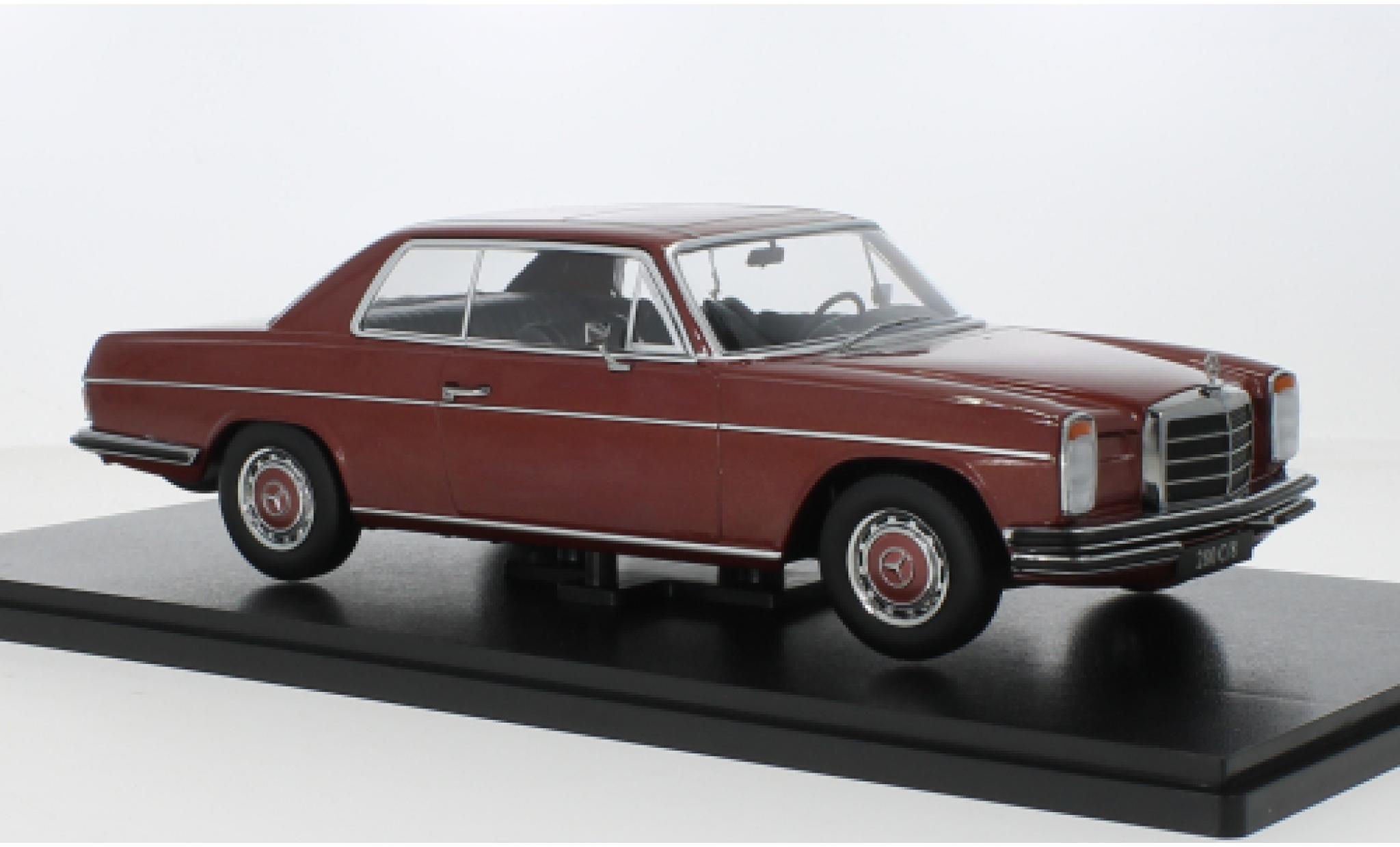 Mercedes 280 1/18 KK Scale C/8 (W114) metallise rosso foncé 1969 modellino in miniatura