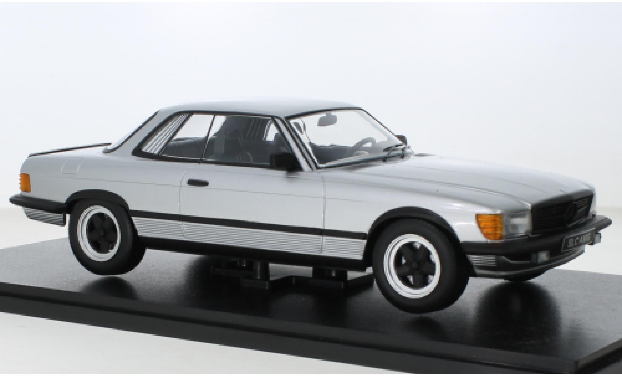Mercedes 500 1/18 KK Scale SLC 6.0 AMG (C107) grigio 1985 modellino in miniatura