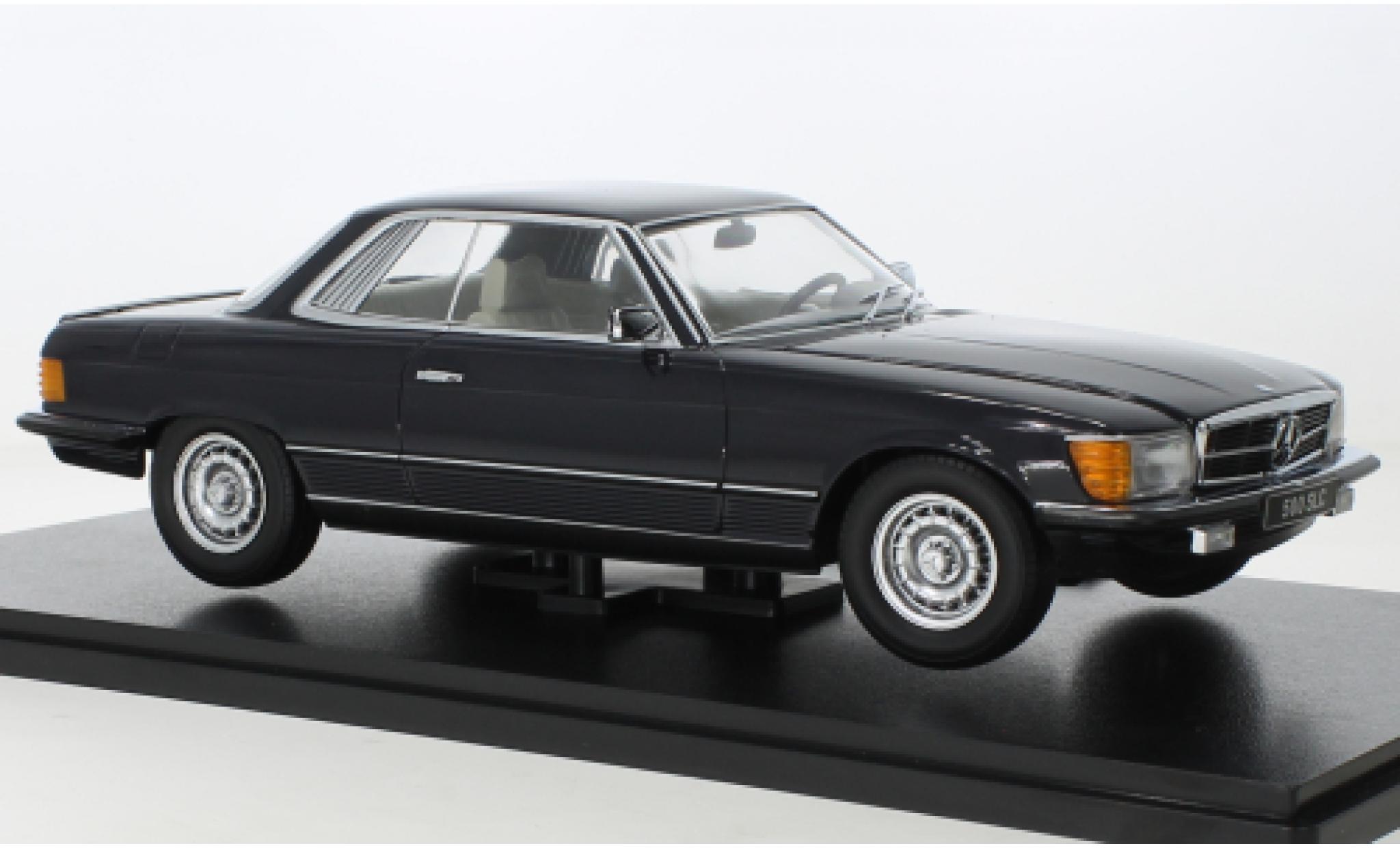 Mercedes 500 1/18 KK Scale SLC (C107) blu 1981 modellino in miniatura