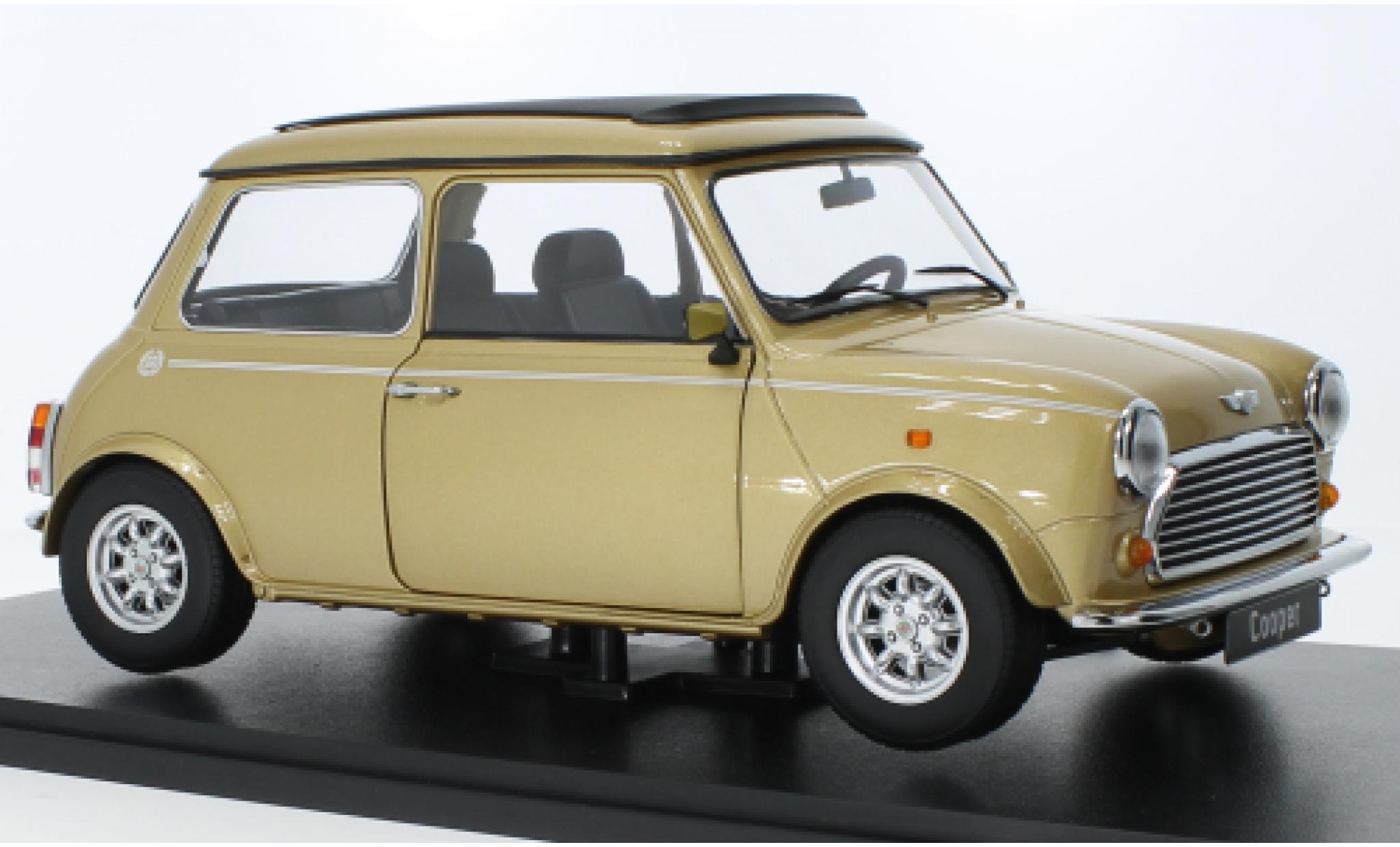 Mini Cooper 1/12 KK Scale metallise beige/nero modellino in miniatura