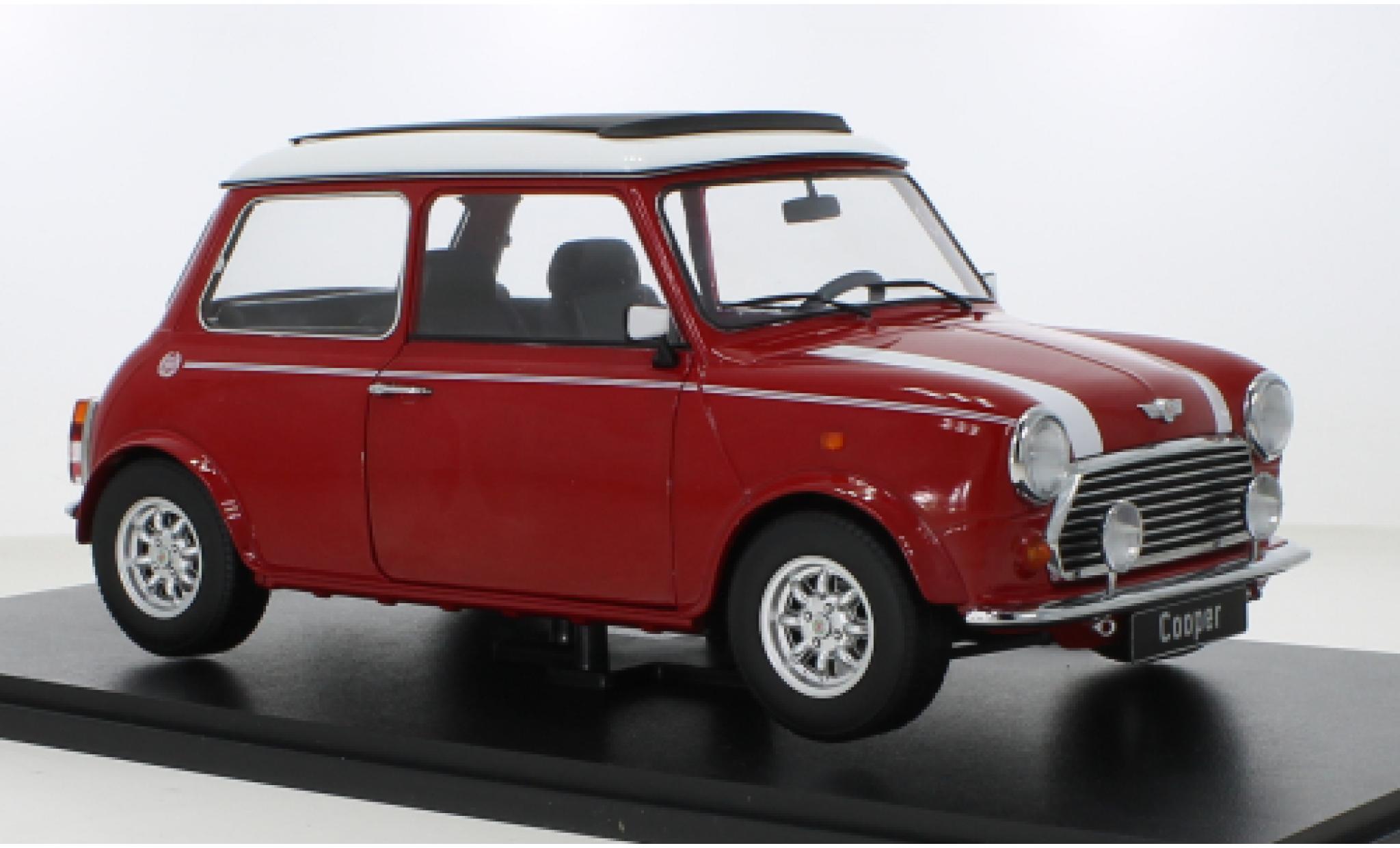 Mini Cooper 1/12 KK Scale rosso/bianco modellino in miniatura