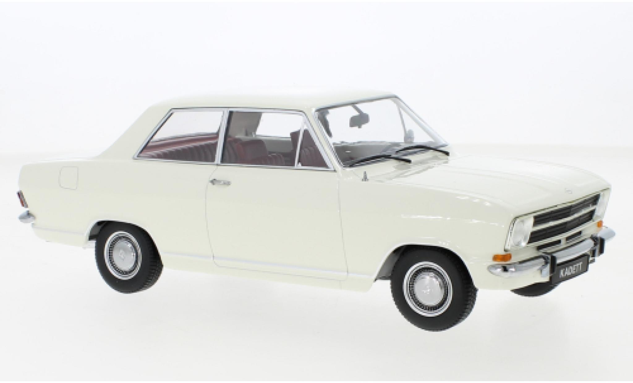 Opel Kadett 1/18 KK Scale B 1.2 bianco 1972 modellino in miniatura