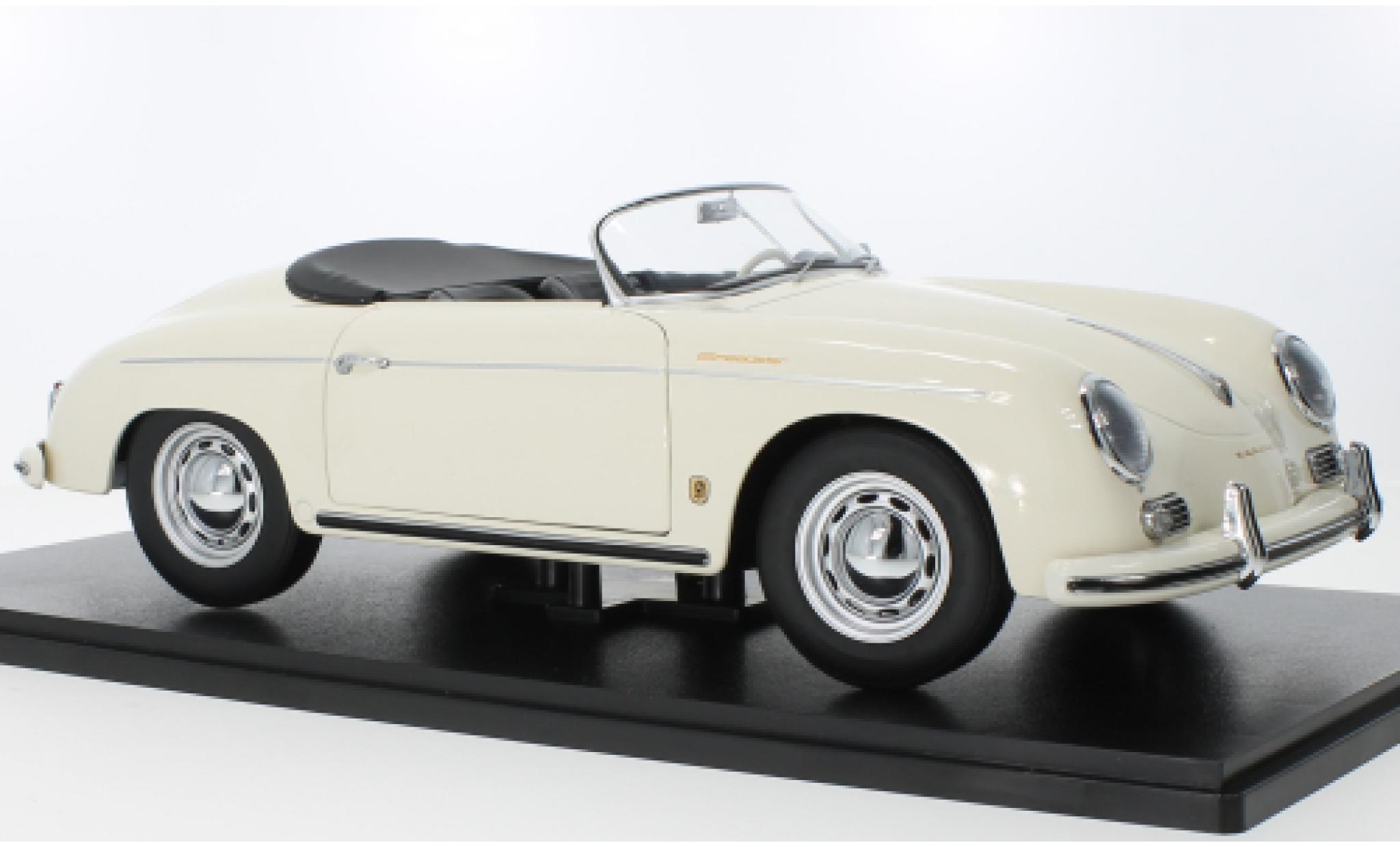 Porsche 356 1/12 KK Scale A Speedster bianco 1955 modellino in miniatura