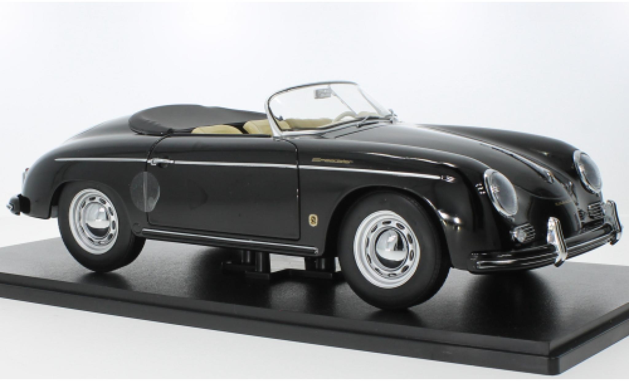 Porsche 356 1/12 KK Scale A Speedster nero 1955 modellino in miniatura