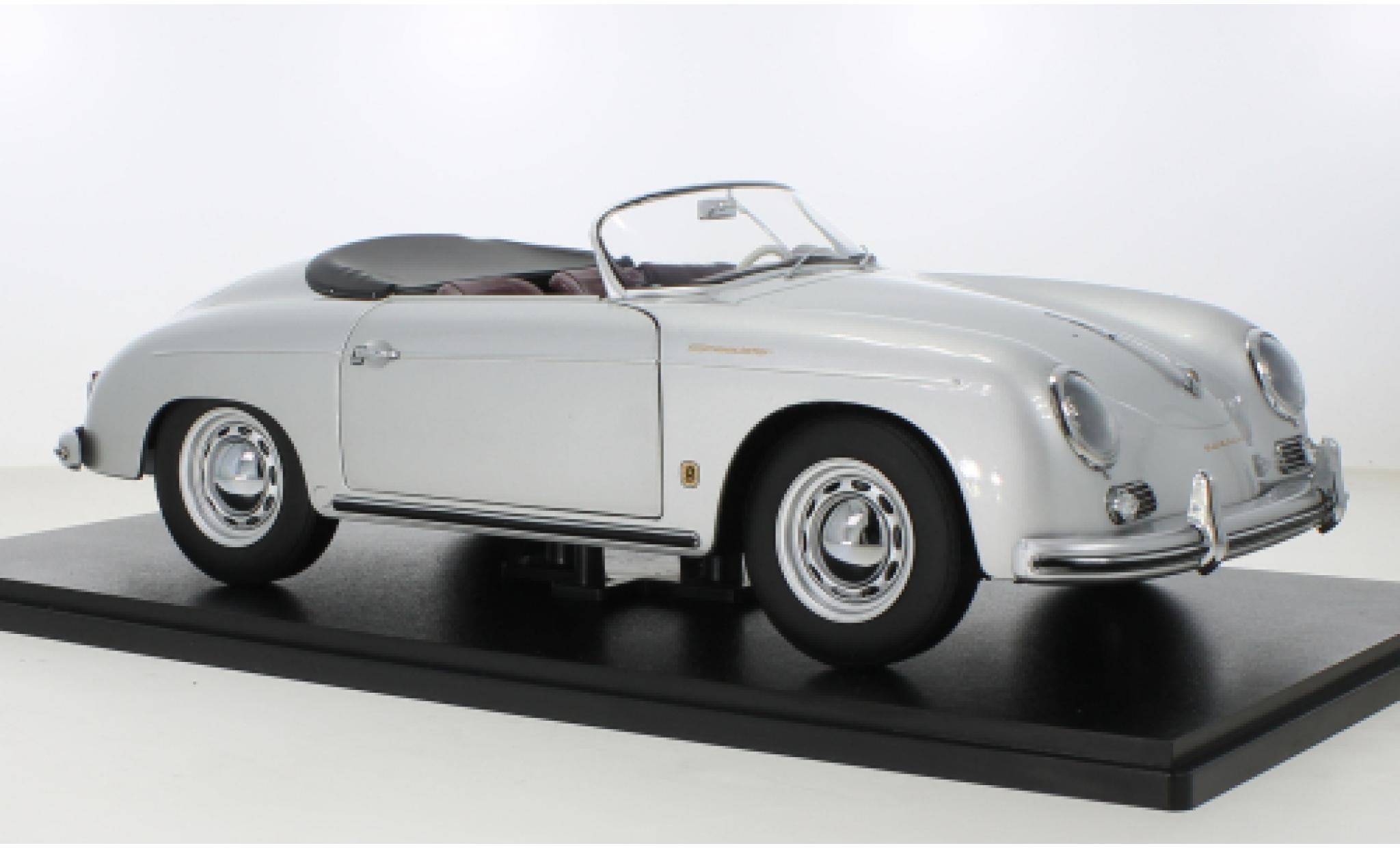 Porsche 356 1/12 KK Scale A Speedster grigio 1955 modellino in miniatura