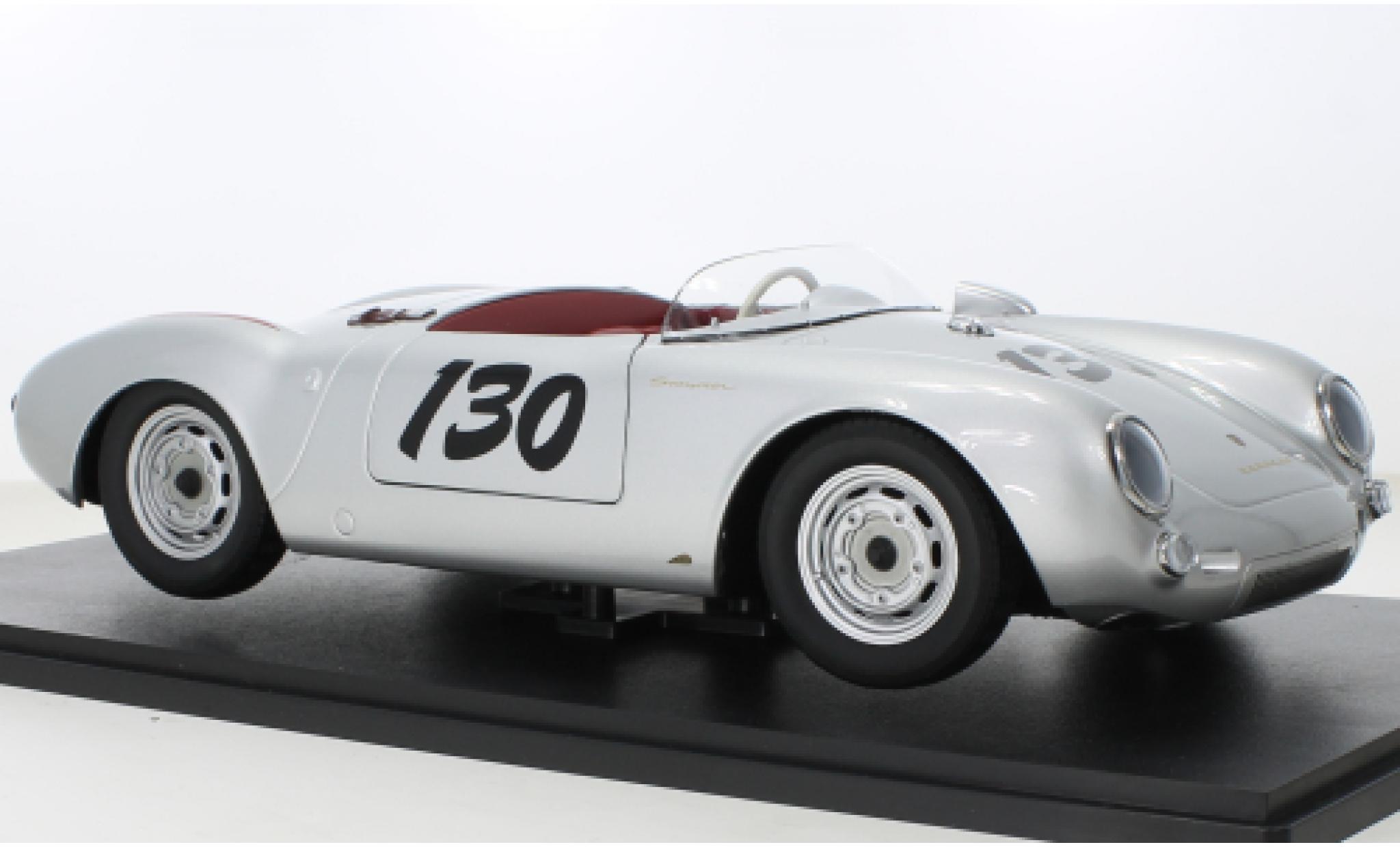 Porsche 550 1/12 KK Scale A Spyder metallise grigio Little Bastard 1953 modellino in miniatura